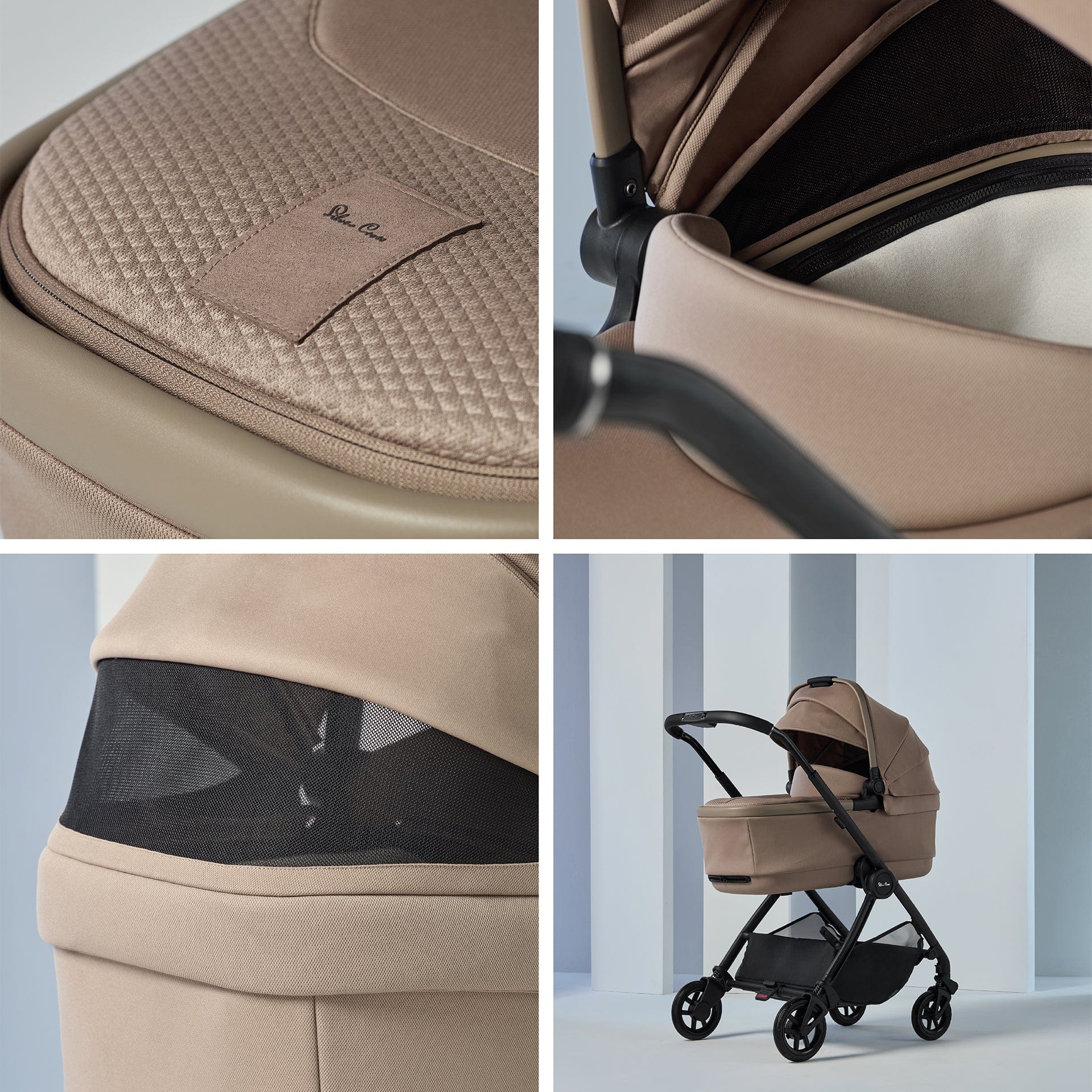 Silver Cross Dune 2 Pram in Mocha Pushchairs & Buggies IDC-MO 5055836928344