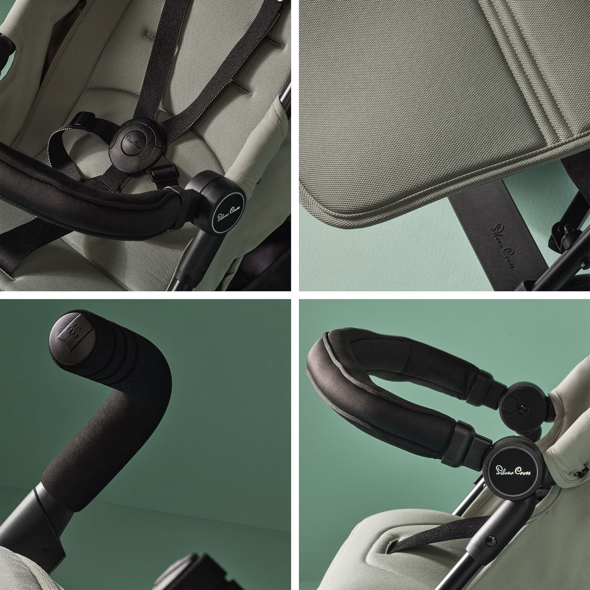 Silver Cross Pop 2024 in Sage Pushchairs & Buggies