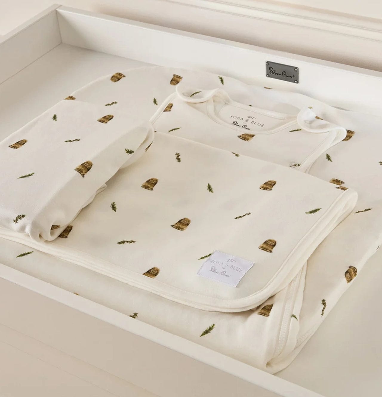 Silver Cross New Arrival Bedding Bundle - Bunny Print Silver Cross Bedding SX1515.BN 5055836929136