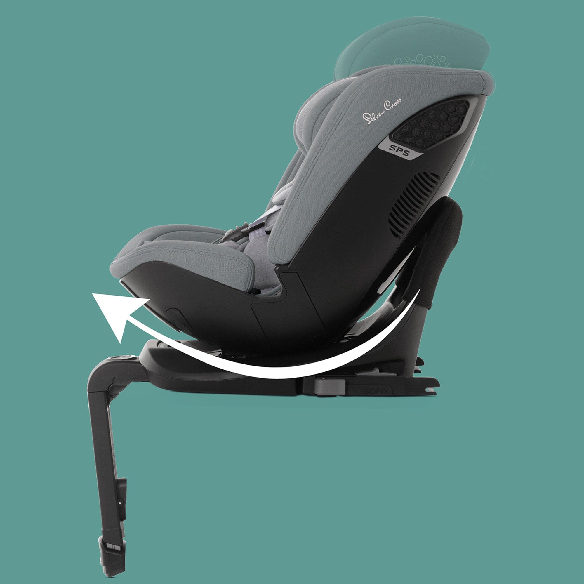 Silver Cross Motion 2 All Size 360 Car Seat in Glacier Toddler Car Seats SX452.GL 5055836929211