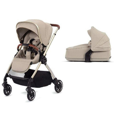 Silver Cross Dune with Compact Folding Carrycot - Stone