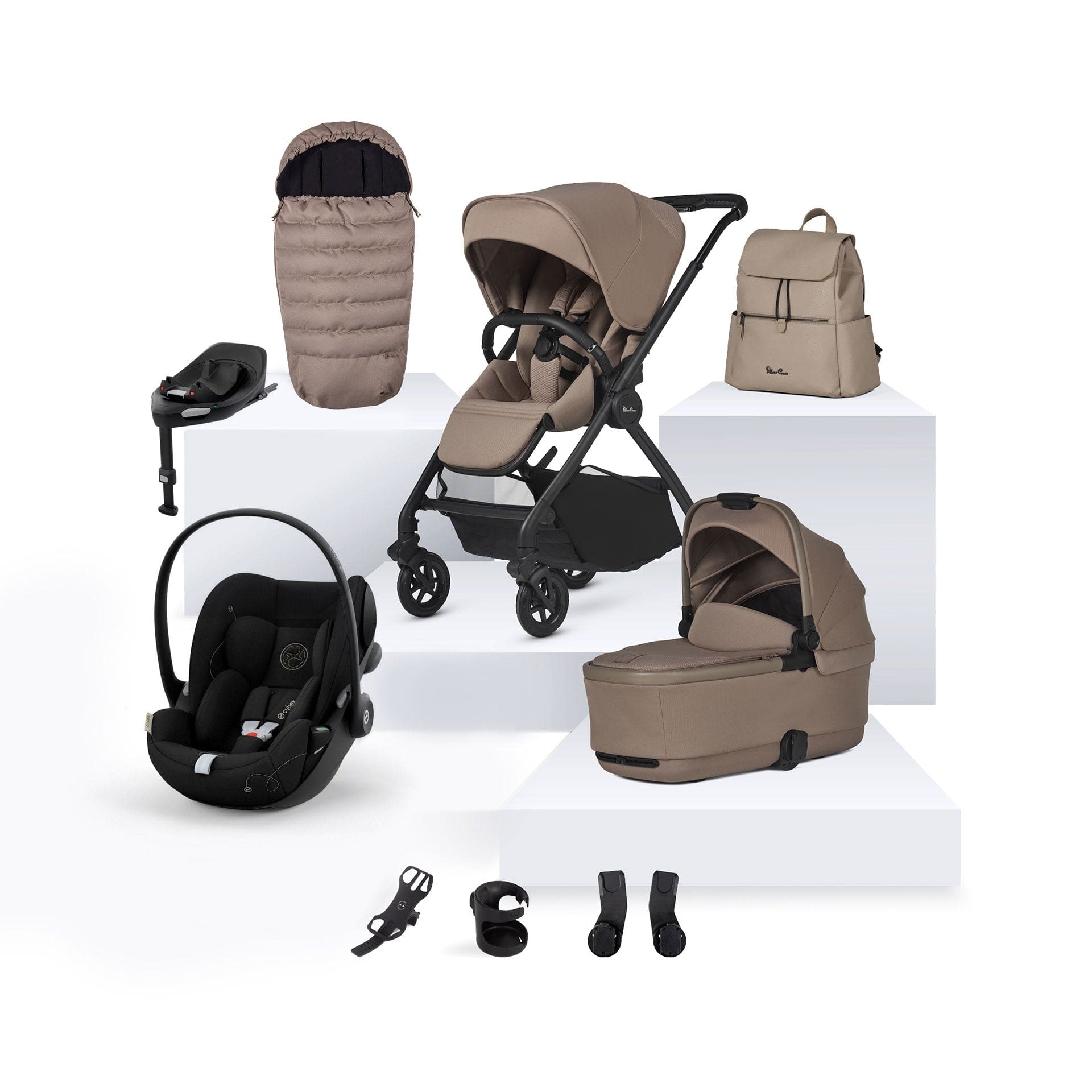 Silver Cross Dune 2 Cybex Travel System in Mocha Travel Systems 15736-MOC-1 5055836928344