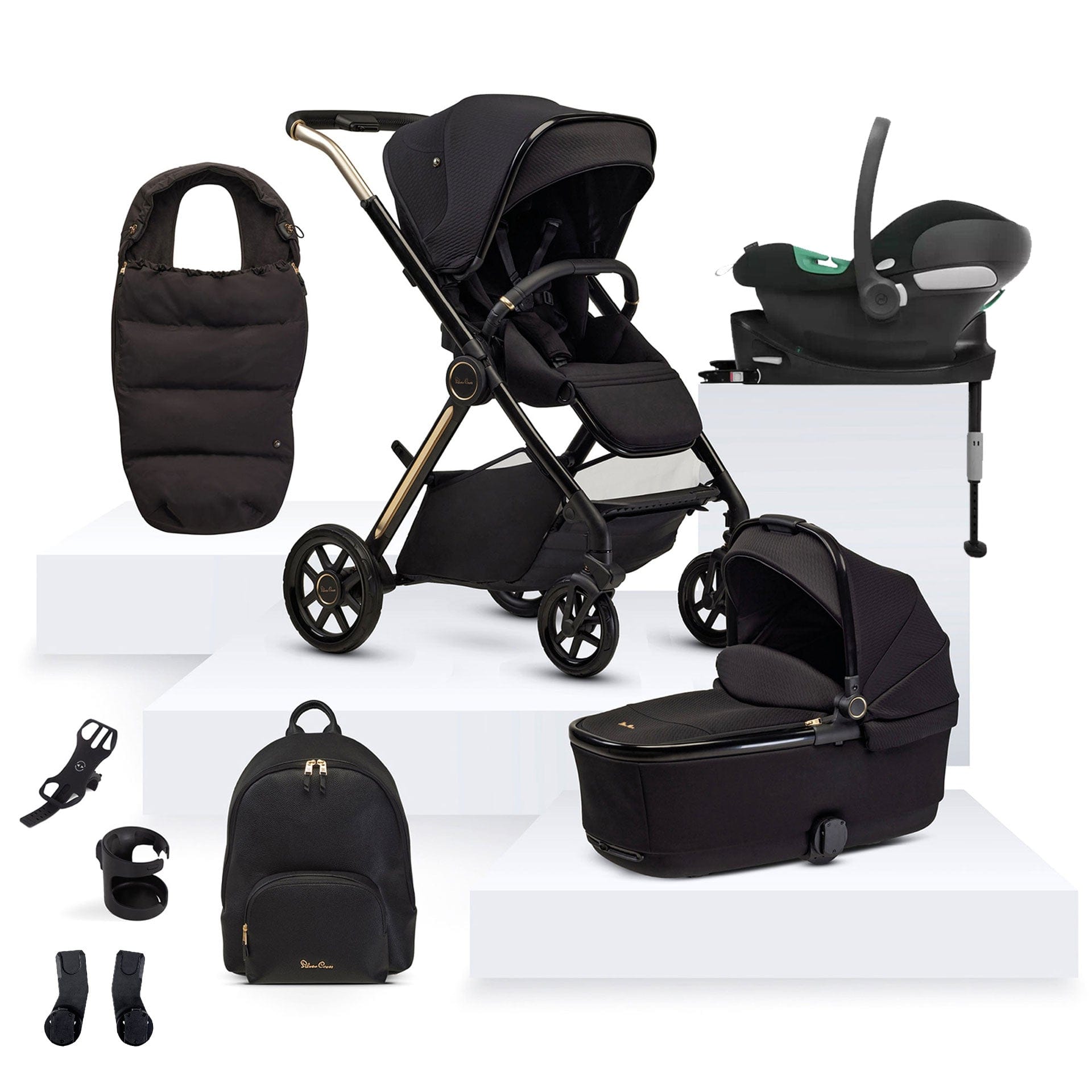 Silver Cross Reef 2 Special Edition Cybex Travel System in Espresso Travel Systems 18225-ESP 5055836931641