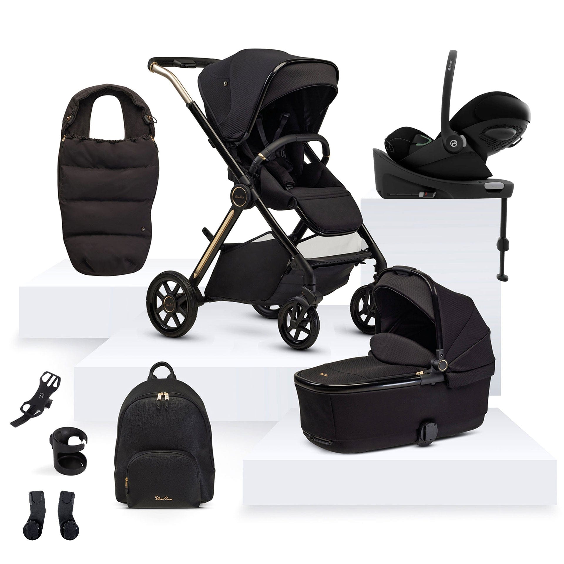 Silver Cross Reef 2 Special Edition Cybex Travel System in Espresso Travel Systems 18226-ESP-1 5055836931641