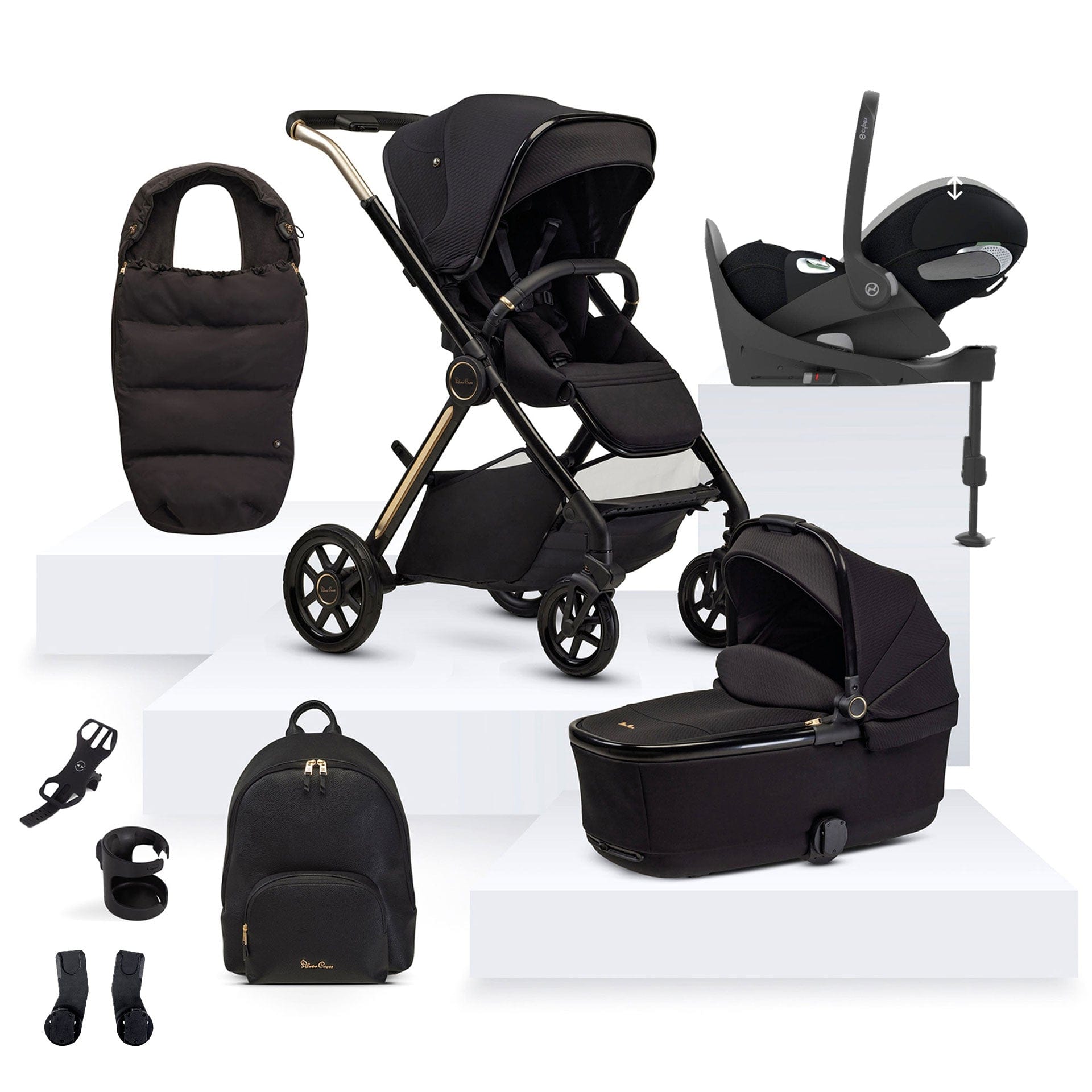 Silver Cross Reef 2 Special Edition Cybex Travel System in Espresso Travel Systems 18227-ESP-2 5055836931641