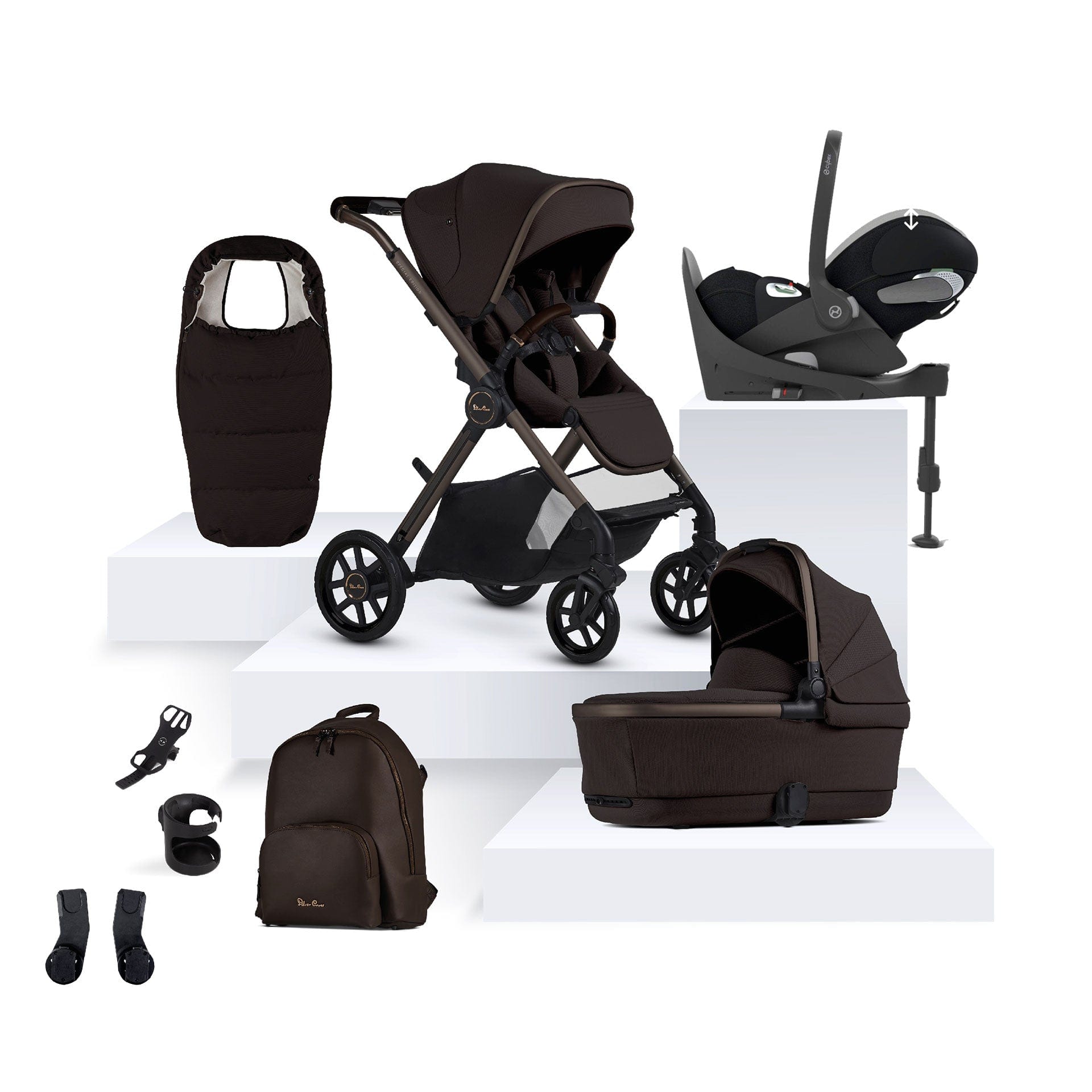 Silver Cross Reef 2 Special Edition Cybex Travel System in Ganache Travel Systems 16151-GRA-1 5055836928429