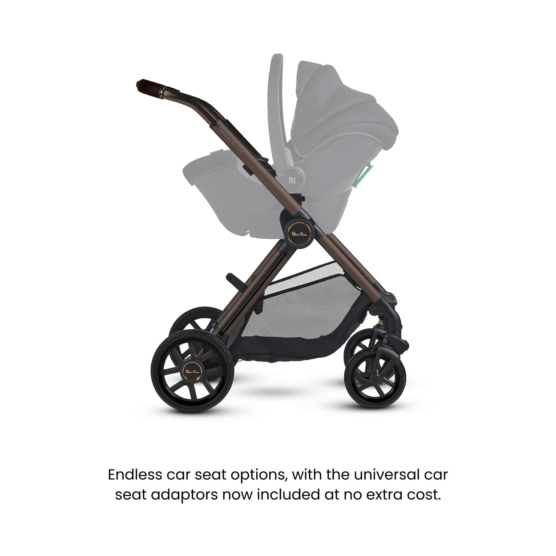 Silver Cross Reef 2 Special Edition Cybex Travel System in Ganache Travel Systems