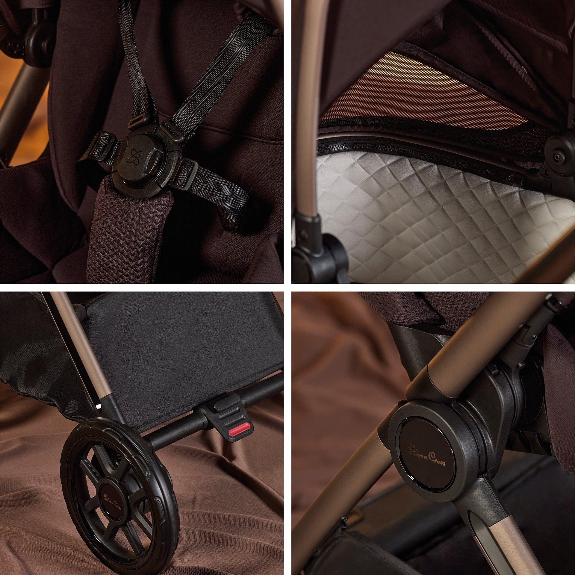 Silver Cross Reef 2 Special Edition Cybex Travel System in Ganache Travel Systems