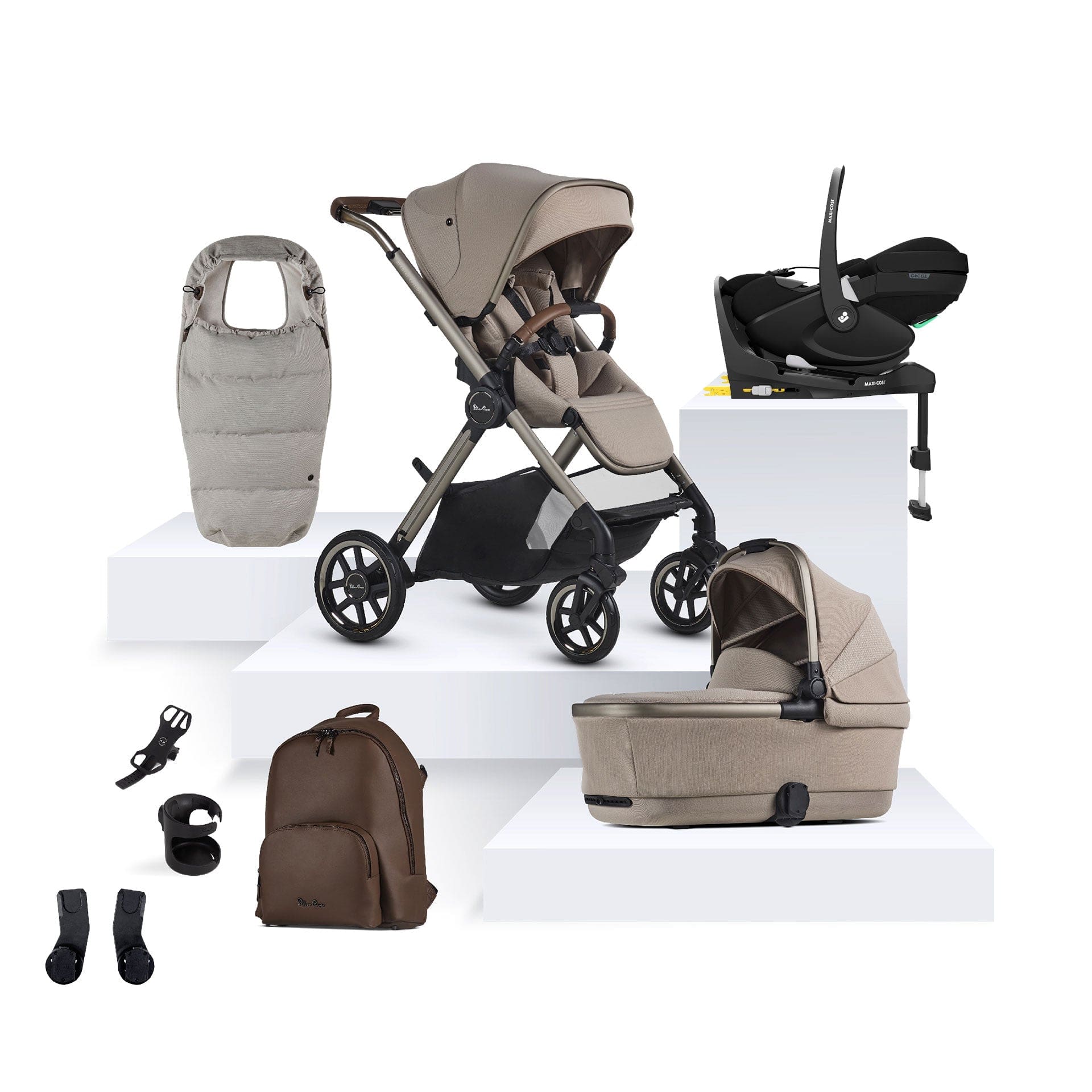 Silver Cross Reef 2 Special Edition Maxi-Cosi Travel System in Frappe Travel Systems 16144-FRA-2 5055836928412