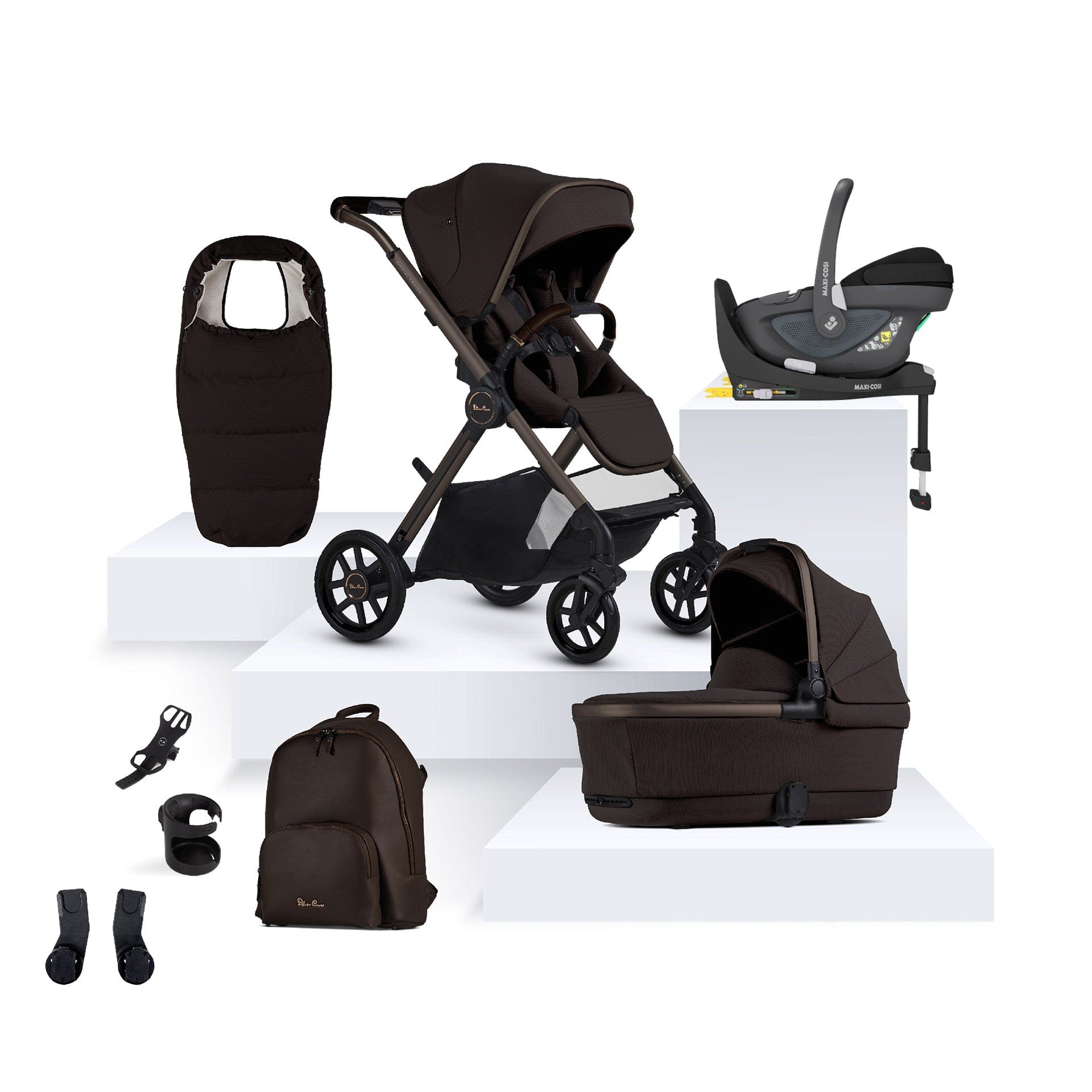 Silver Cross Reef 2 Special Edition Maxi-Cosi Travel System in Ganache Travel Systems 16145-GAN-1 5055836928429