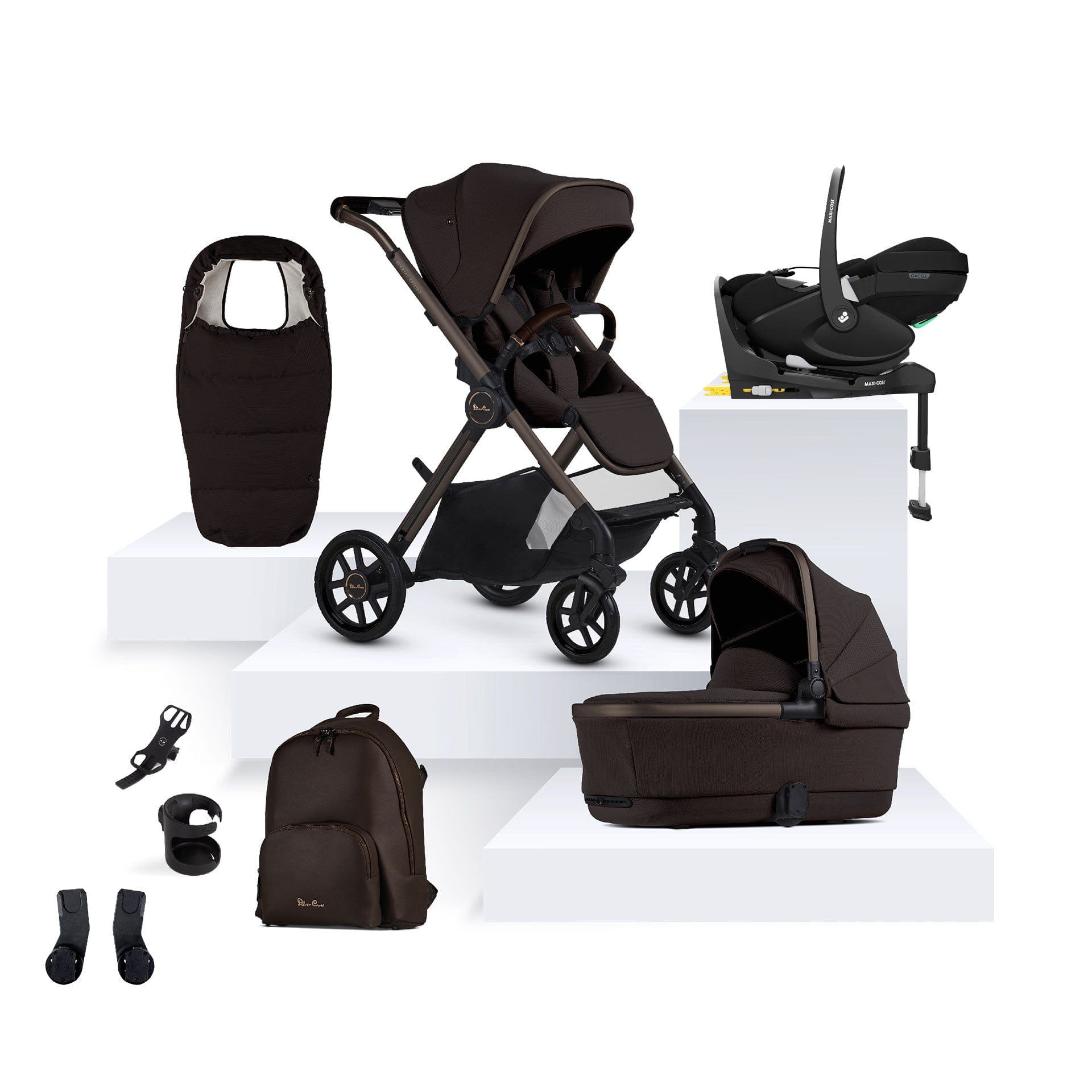 Silver Cross Reef 2 Special Edition Maxi-Cosi Travel System in Ganache Travel Systems 16145-GAN-2 5055836928429