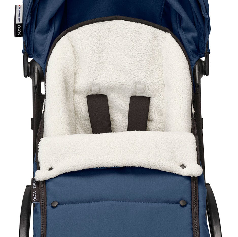 Stokke® YOYO Footmuff in Navy Blue Footmuffs & Liners 646607 7040356466078