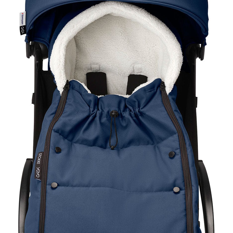 Stokke® YOYO Footmuff in Navy Blue Footmuffs & Liners 646607 7040356466078