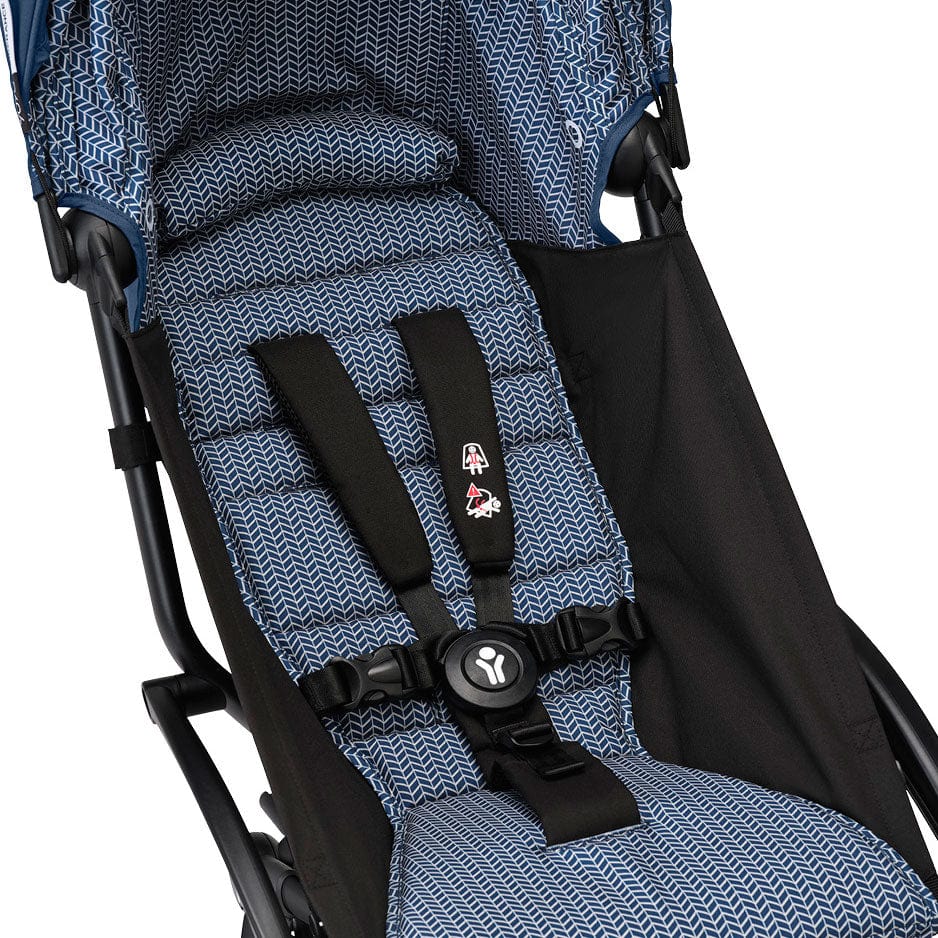 Stokke® YOYO³ 6M+ Stroller Black Frame - Air France Blue Pushchairs & Buggies 16495-6MO-AFB 7040356474097