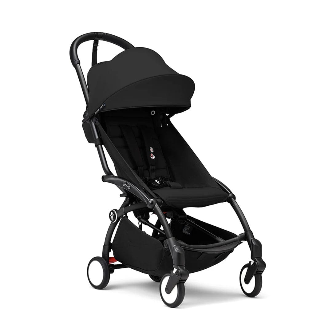 Stokke® YOYO³ 6M+ Stroller Black Frame - Black Pushchairs & Buggies 16488-6MO-BLA 7040356474035