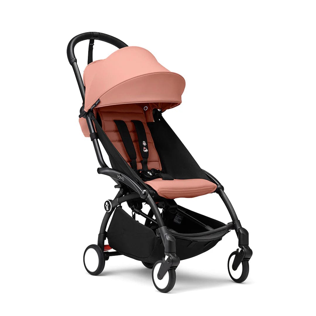 Stokke® YOYO³ 6M+ Stroller Black Frame - Ginger Pushchairs & Buggies 16490-6MO-GIN 7040356474066