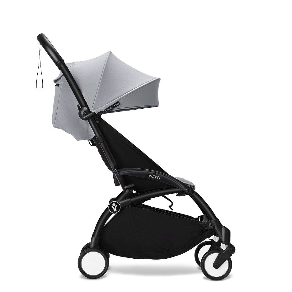 Stokke® YOYO³ 6M+ Stroller Black Frame - Stone Pushchairs & Buggies 16493-6MO-STO 7040356474103