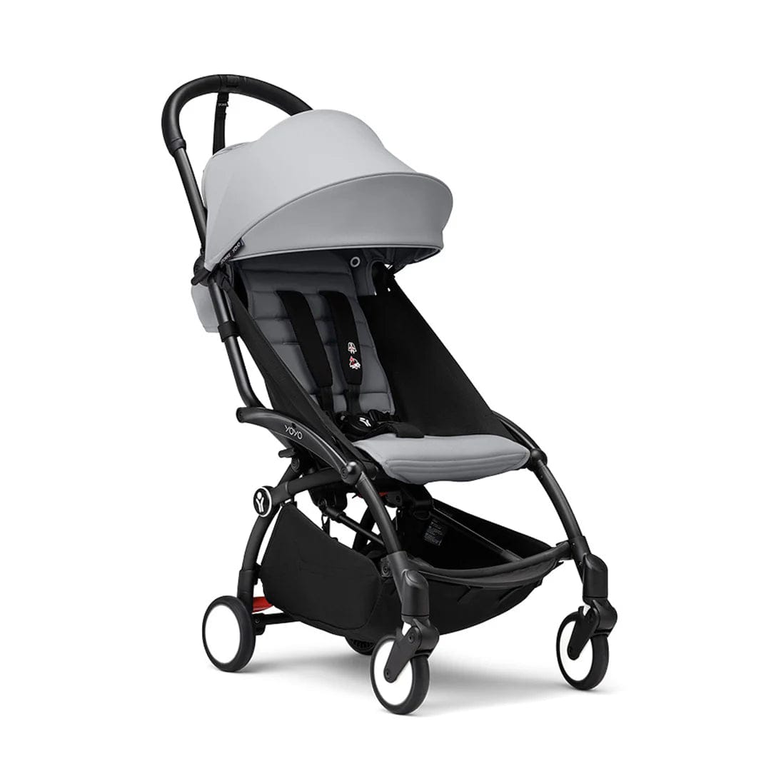 Stokke® YOYO³ 6M+ Stroller Black Frame - Stone Pushchairs & Buggies 16493-6MO-STO 7040356474103