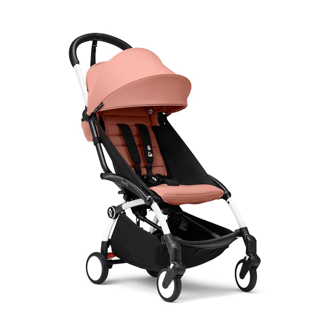 Stokke® YOYO³ 6M+ Stroller White Frame - Ginger Pushchairs & Buggies 16482-6MO-GIN 7040356474066