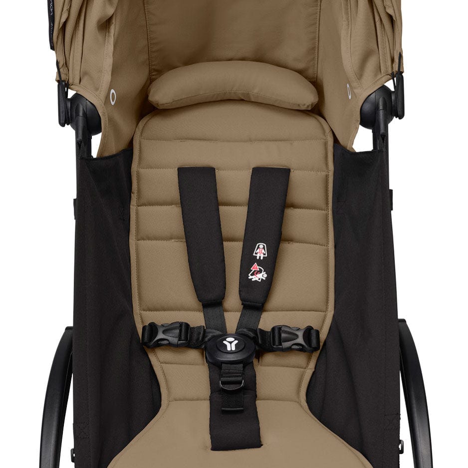 Stokke® YOYO³ 6M+ Stroller White Frame - Toffee Pushchairs & Buggies 16483-6MO-TOF 7040356474073