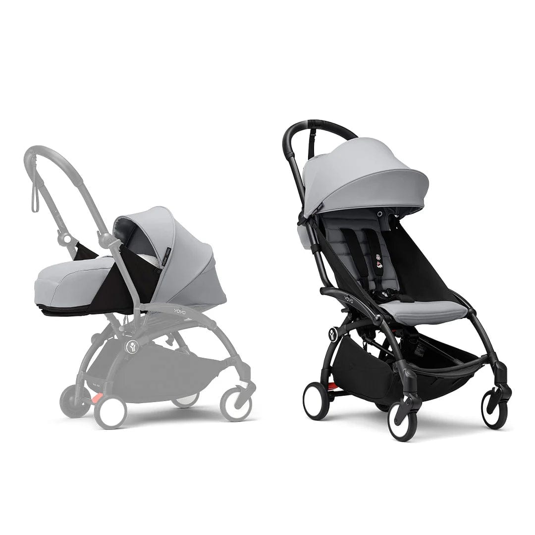 Stokke® YOYO³ Complete Stroller - Black/Stone Pushchairs & Buggies 16469-STR-STO 7040356474103