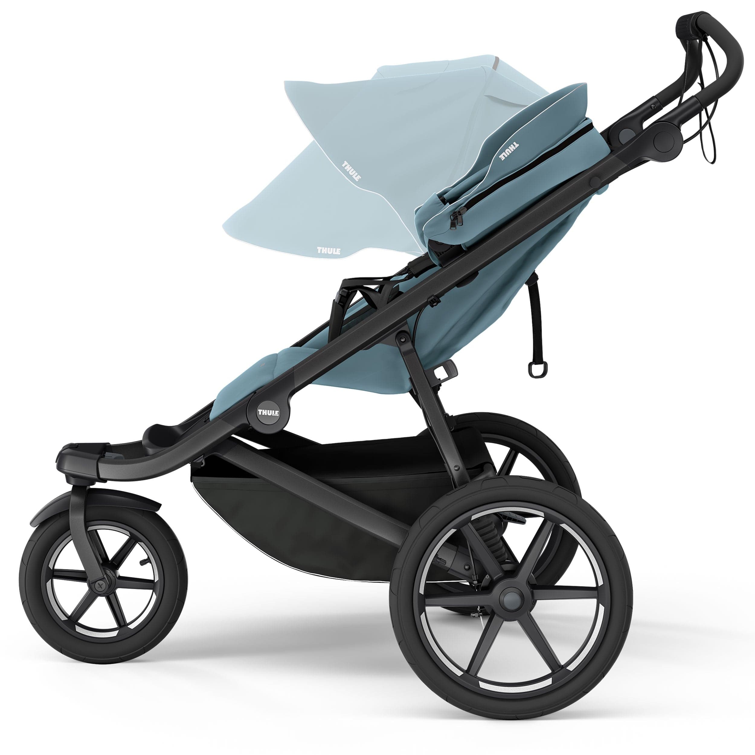 Thule Urban Glide 3 Maxi-Cosi Bundle in Mid-Blue 3 Wheelers