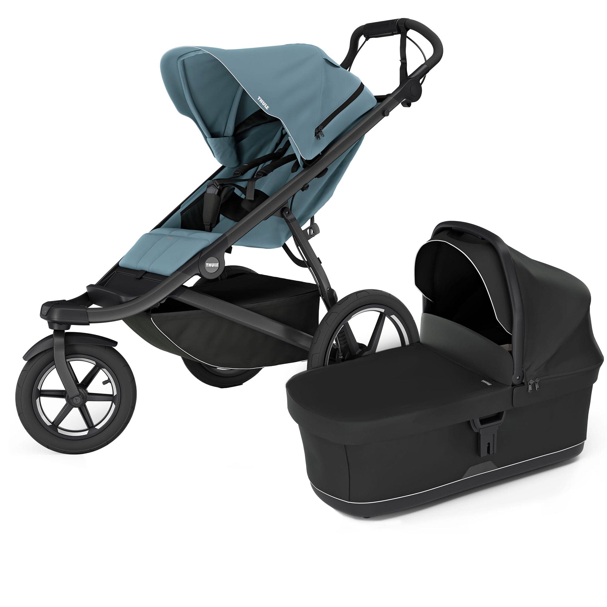 Thule Urban Glide 3 Newborn Bundle in Mid-Blue 3 Wheelers 15507-MID-BLU 091021164840