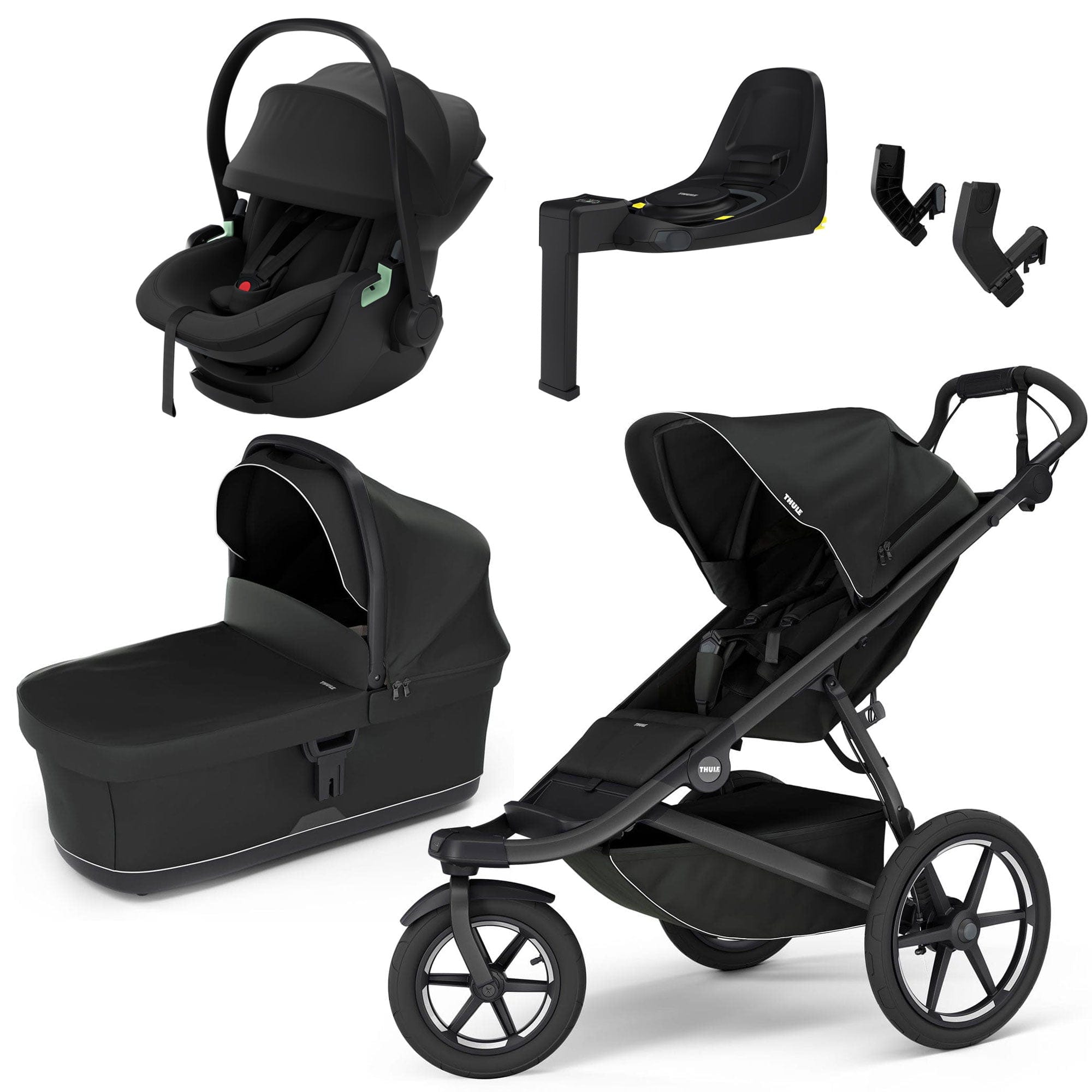 Thule Urban Glide 3 Travel System in Black Travel Systems 17292-TS-MAP-BLA 091021338425