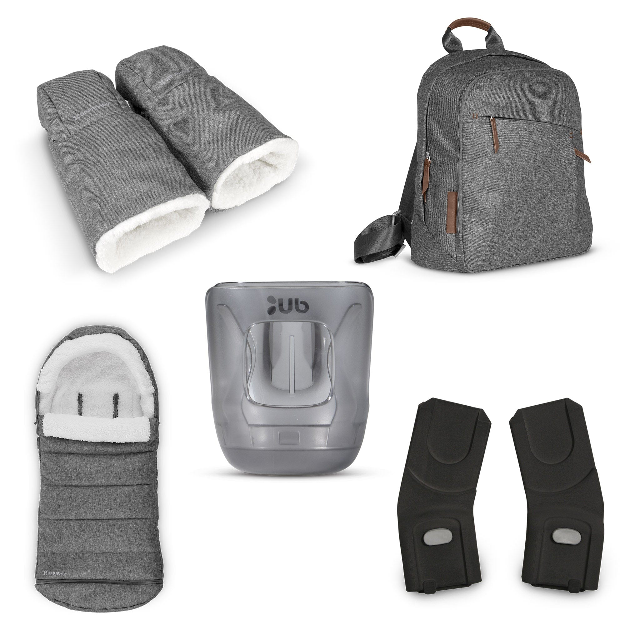 Uppababy Vista V3 Complete Bundle in Greyson Baby Prams 17586-VIS-COM-GRE 0810142394154