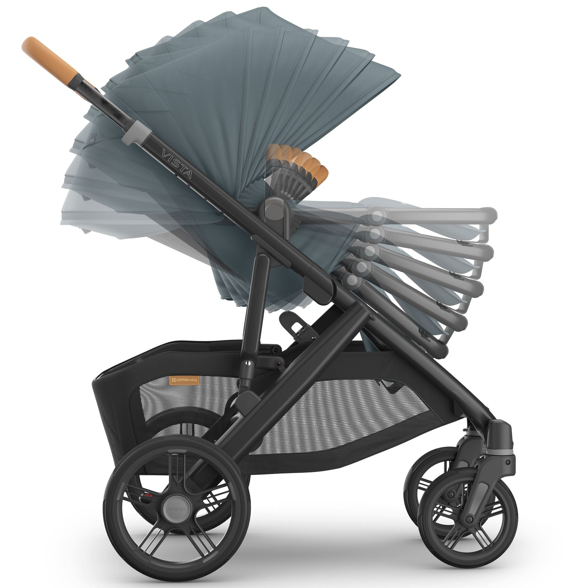 Uppababy Vista V3 Pram in Dillan Baby Prams 0303-VIS-UK-DIL 0810142394451