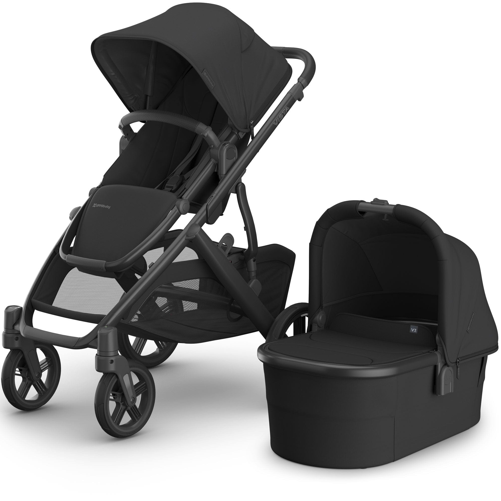 Uppababy Vista V3 Pram in Jake Baby Prams 0303-VIS-UK-JKE 0810142394031