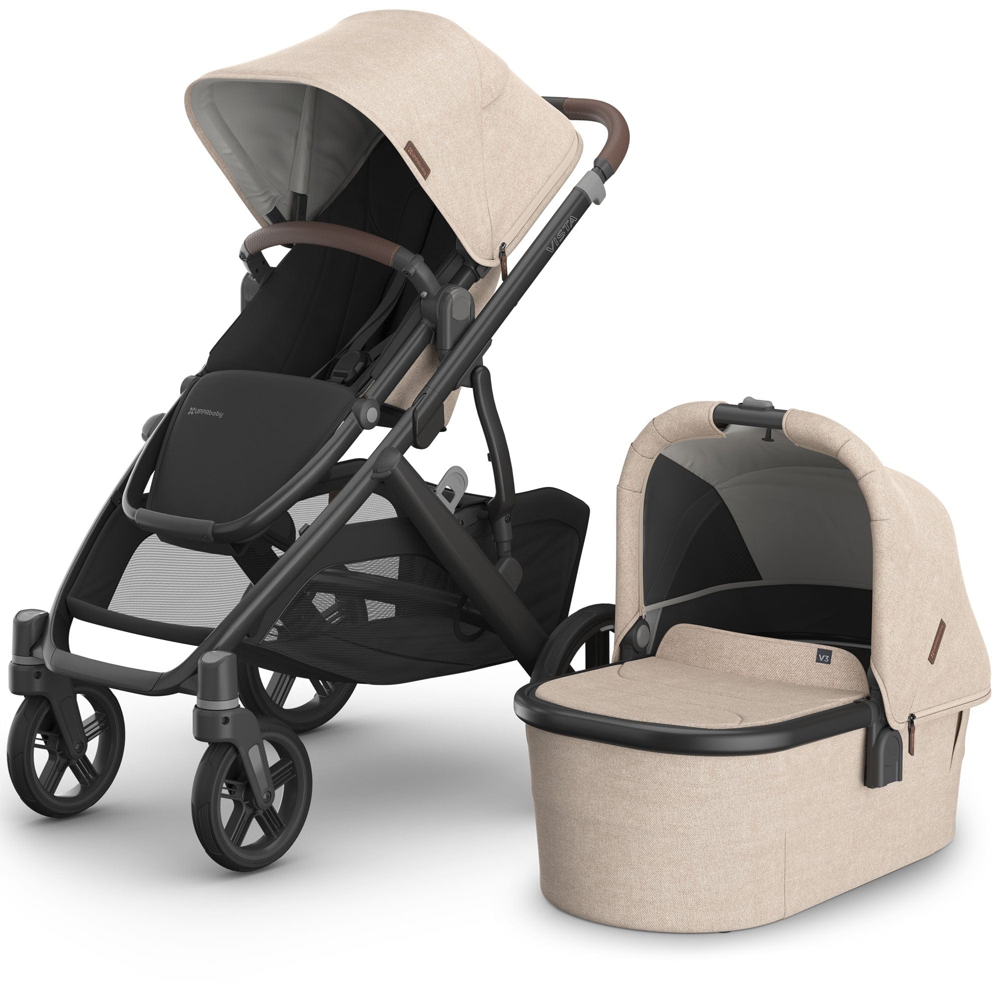 Uppababy Vista V3 Pram in Liam Baby Prams 0303-VIS-UK-LIM 0810142394093