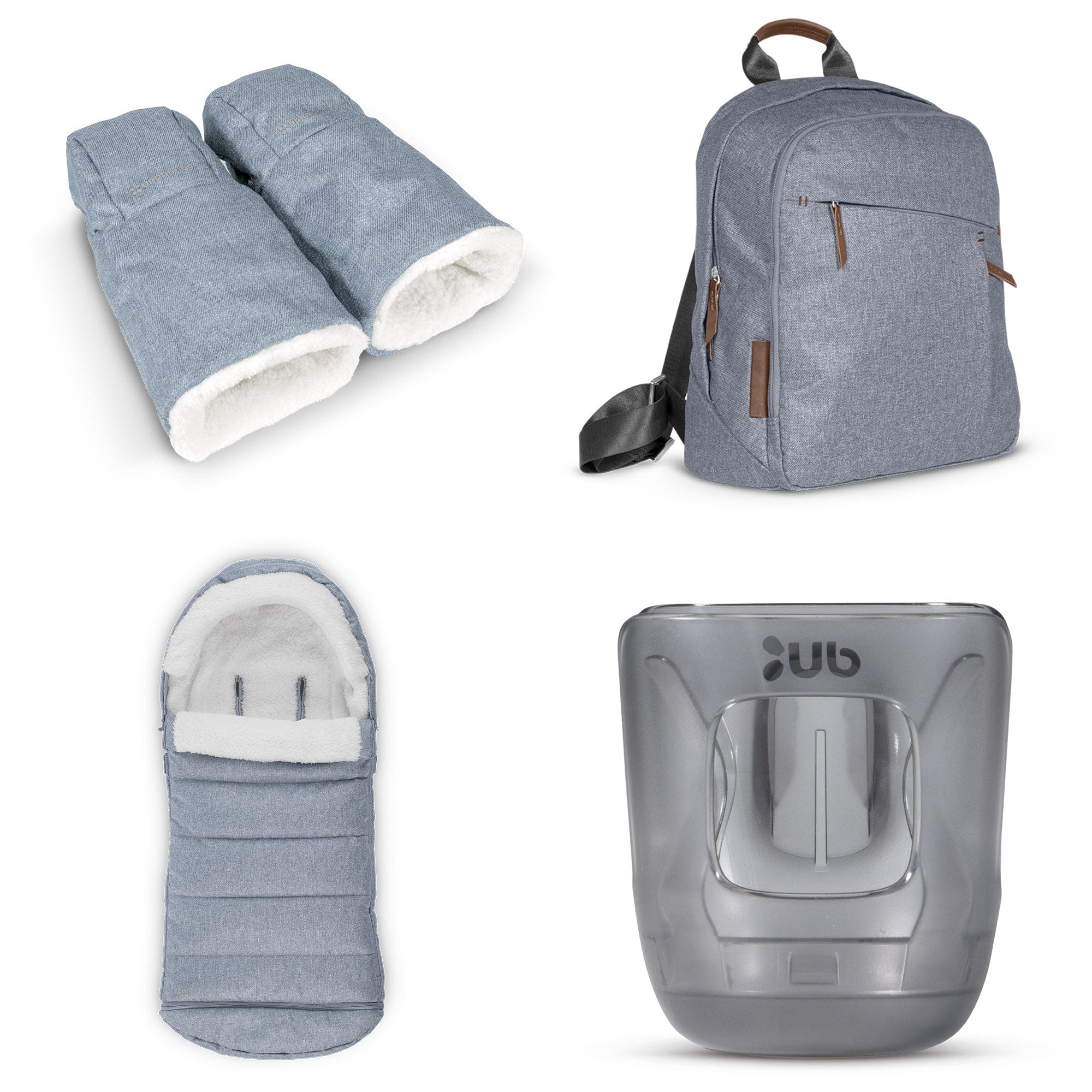 UPPAbaby 4 Piece Accessory Pack in Gregory Buggy Accessories ACC-PK01-GRG 5060796530223