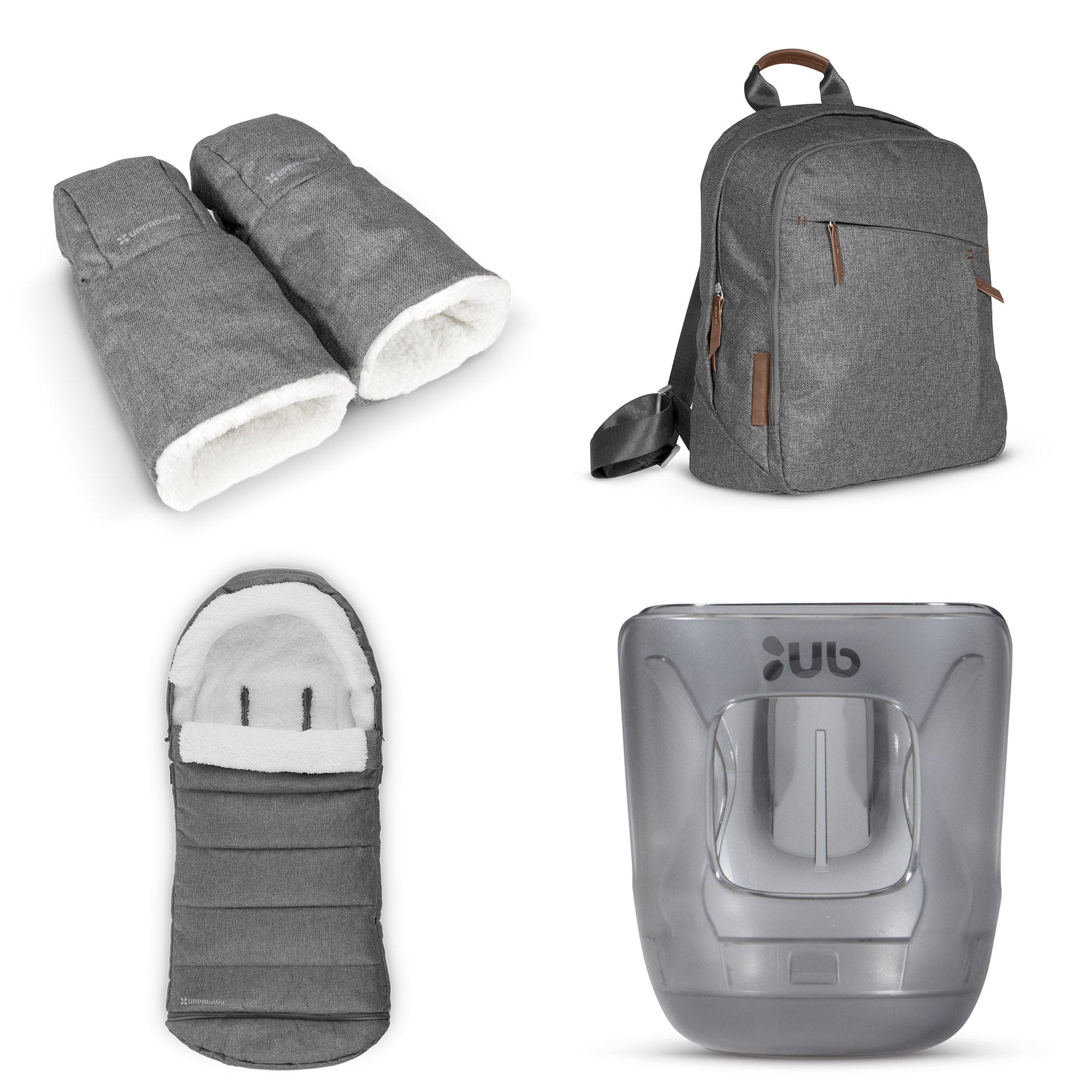 UPPAbaby 4 Piece Accessory Pack in Greyson/Jordan Buggy Accessories ACC-PK01-GRY 5060796530346