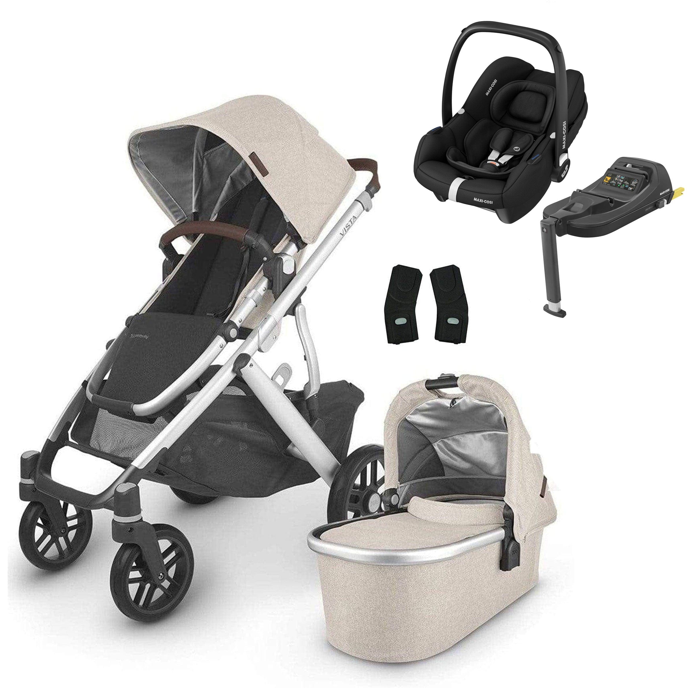 Uppababy Vista V2 Cabriofix i-Size & Base Travel System in Declan Travel Systems 16797-DEC 0810030093398