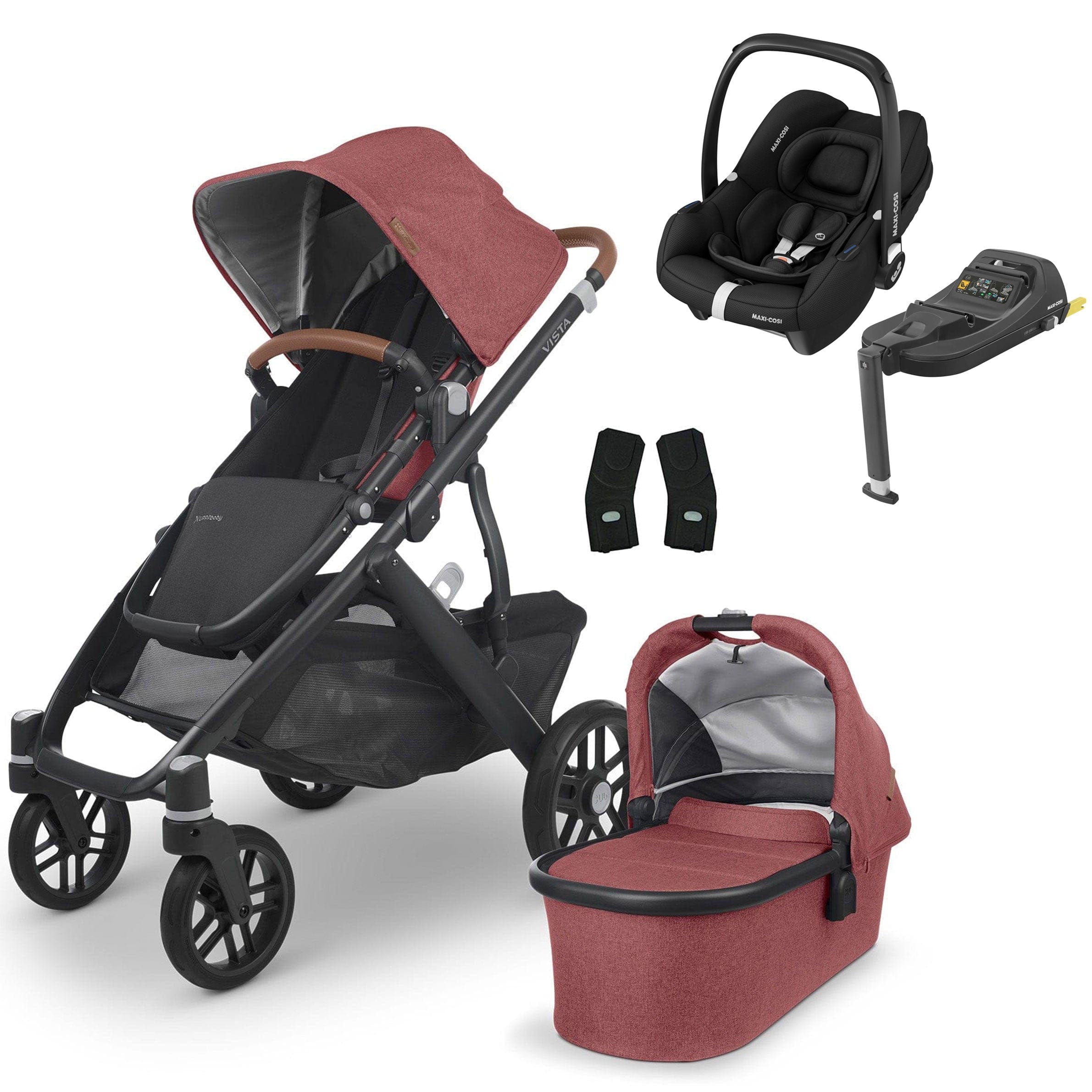 Uppababy Vista V2 Cabriofix i-Size & Base Travel System in Lucy Travel Systems 16797-LUC 0810030098812