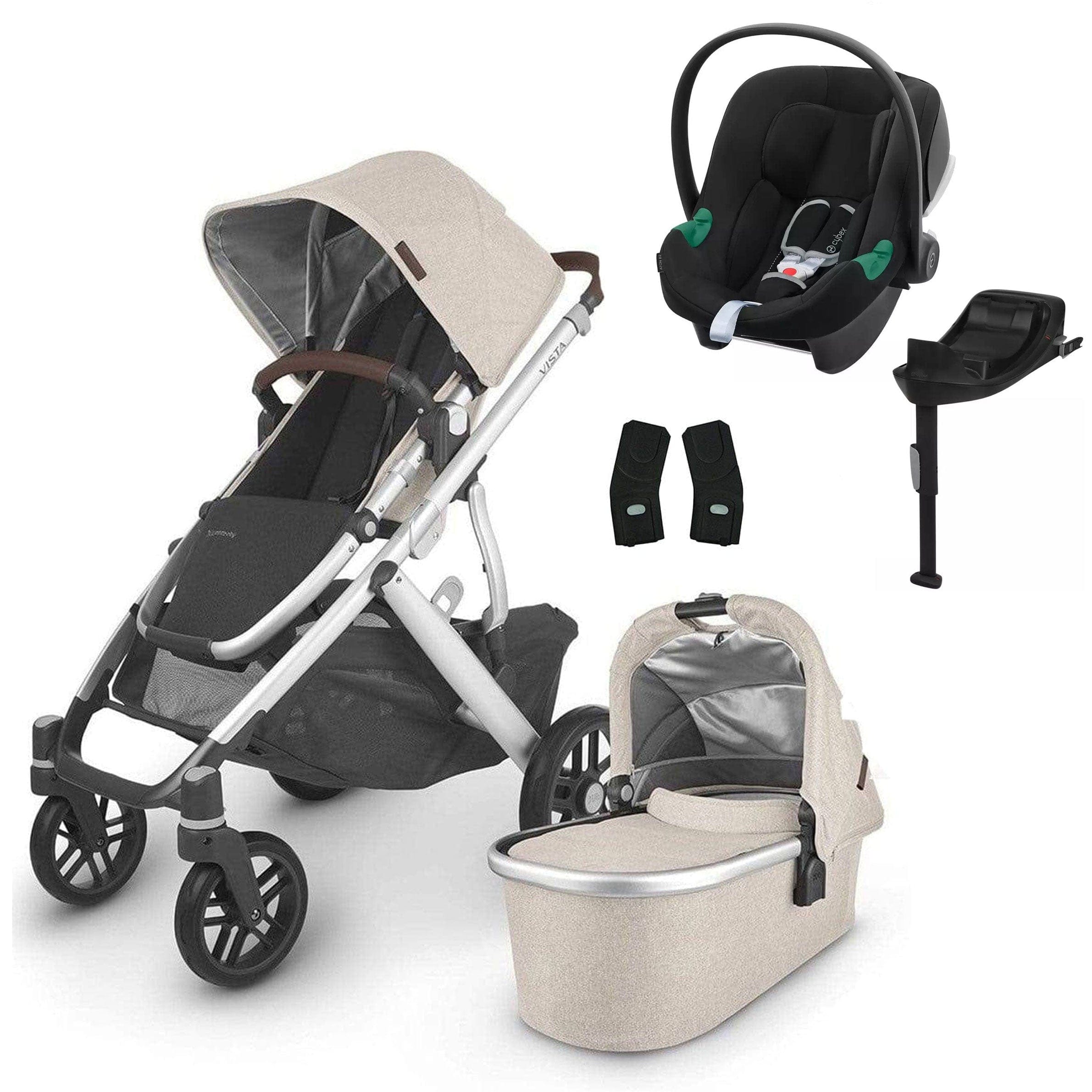 Uppababy Vista V2 Cybex Aton B2 & Base Travel System Declan Travel Systems 16807-DEC 0810030093398