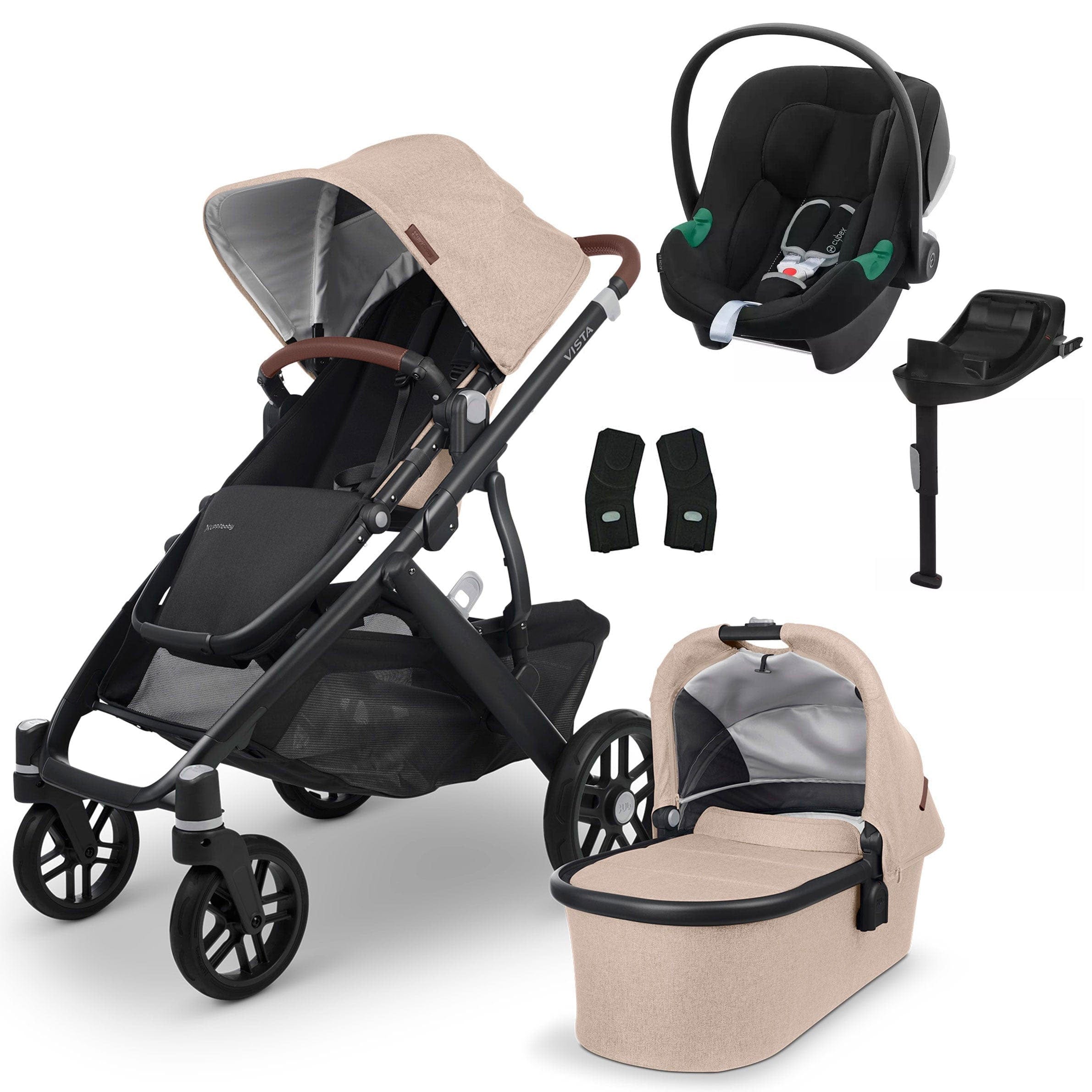 Uppababy Vista V2 Cybex Aton B2 & Base Travel System Liam Travel Systems 16807-LIA 0810030099451