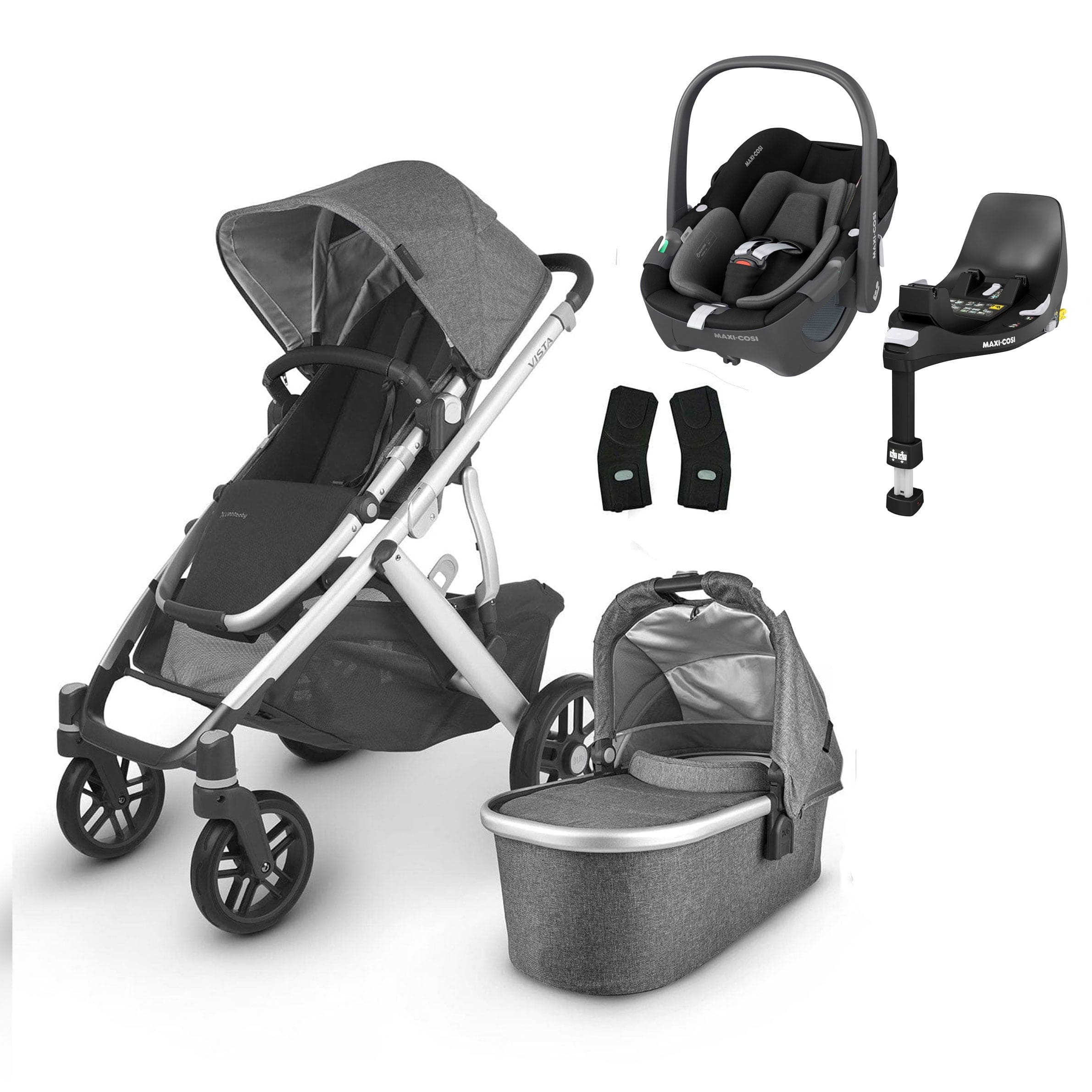 UPPAbaby Vista V2 Pebble 360 & Base Travel System Bundle Jordan Travel Systems 9131-JOR 0850001436816