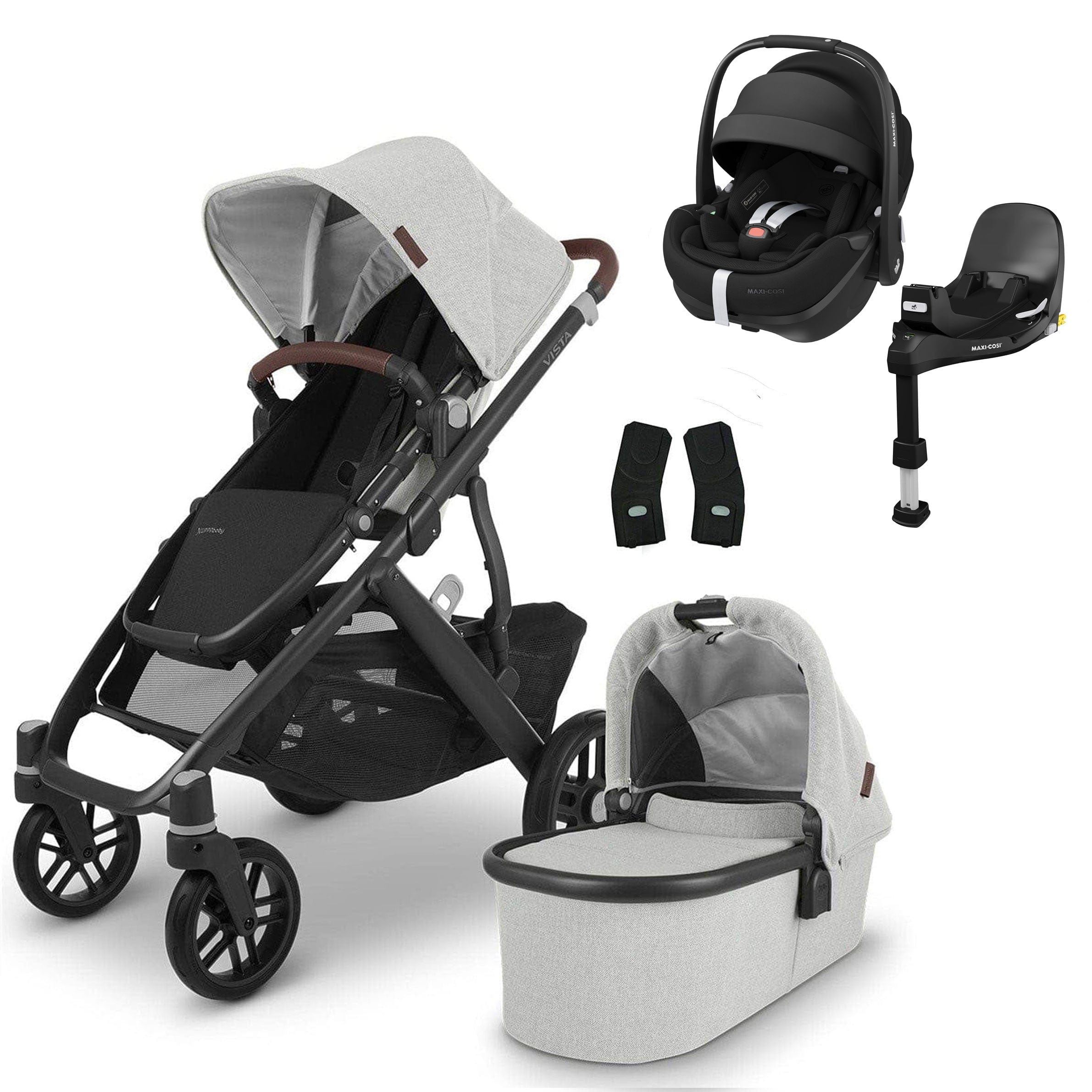 UPPAbaby Vista V2 Pebble 360 PRO V2 & Base Travel System Bundle Anthony Travel Systems 14115-ANT 0810030096504