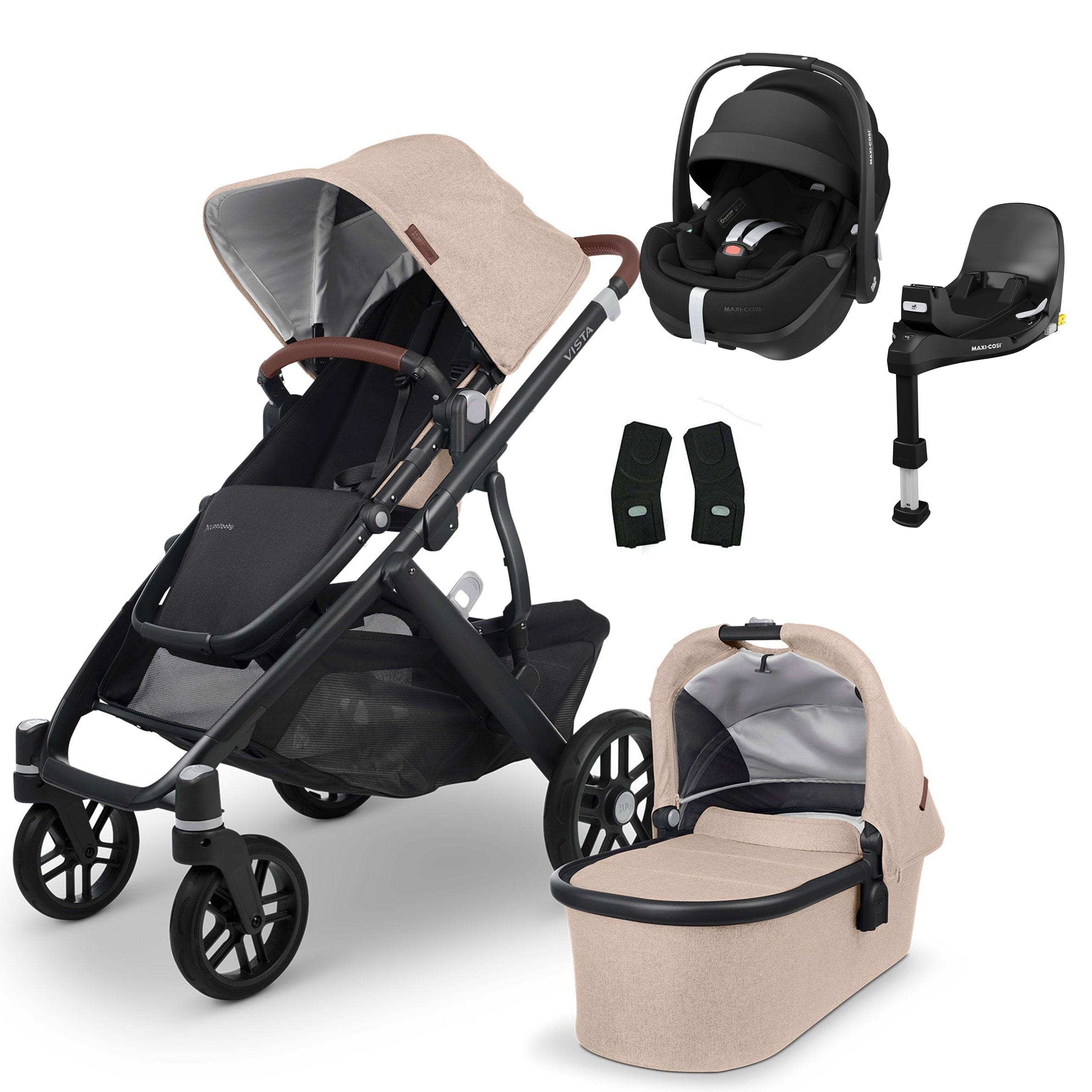 UPPAbaby Vista V2 Pebble 360 PRO V2 & Base Travel System Bundle Liam Travel Systems 14127-LIA 0810030099499