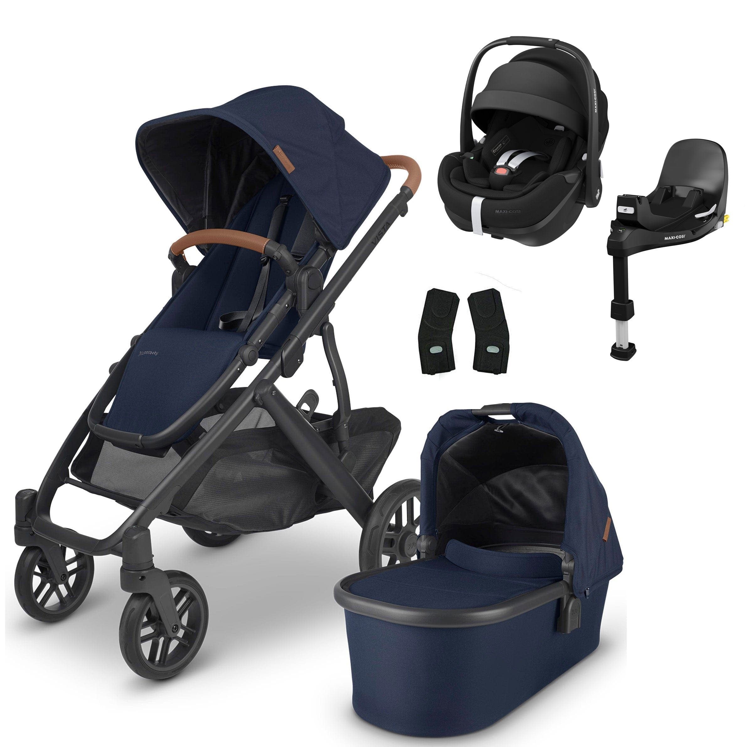 UPPAbaby Vista V2 Pebble 360 PRO V2 & Base Travel System Bundle Noa Travel Systems 14120-NOA 0810030094692