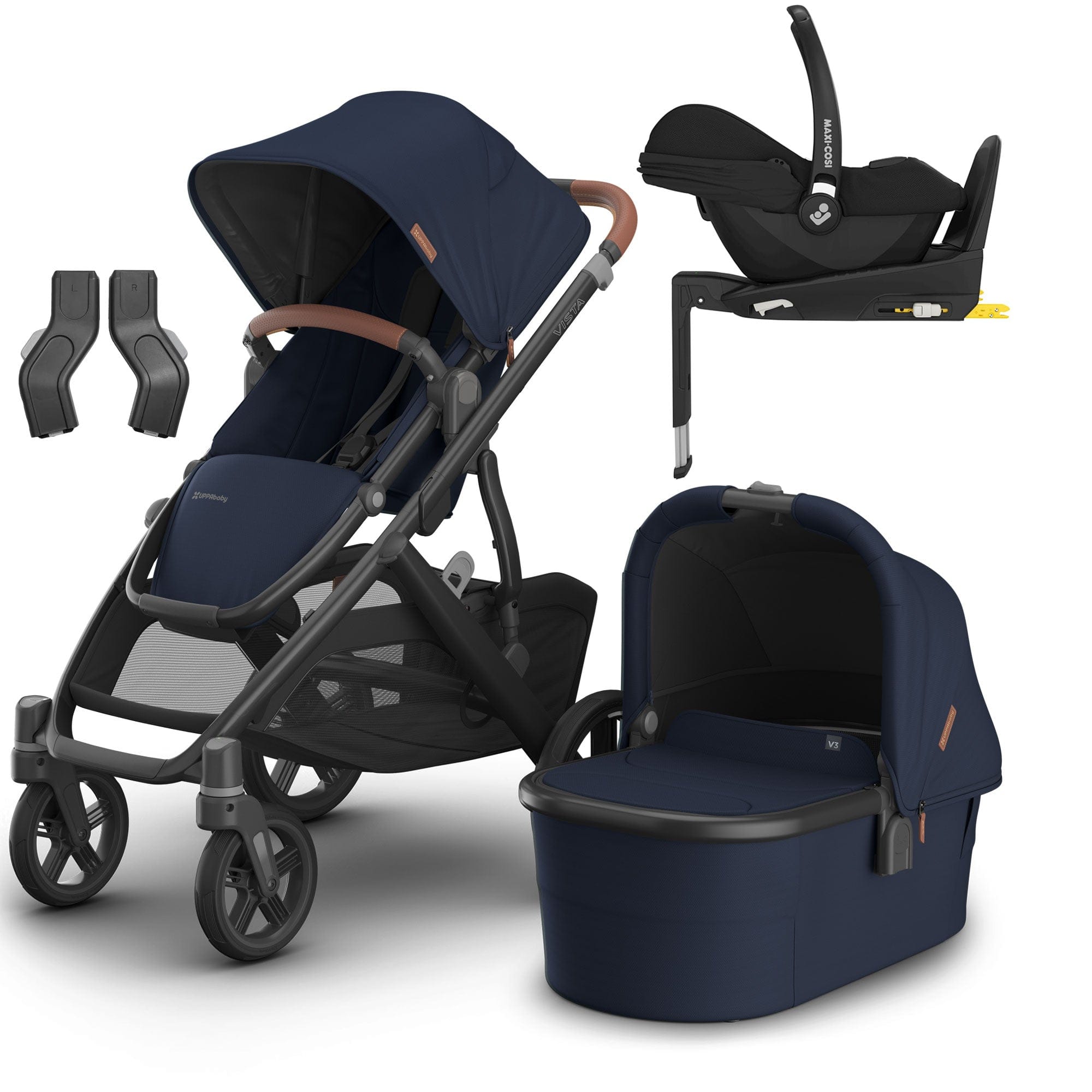 Uppababy Vista V3 Maxi-Cosi Travel System in Noa Travel Systems 16619-NOA 0810142394215