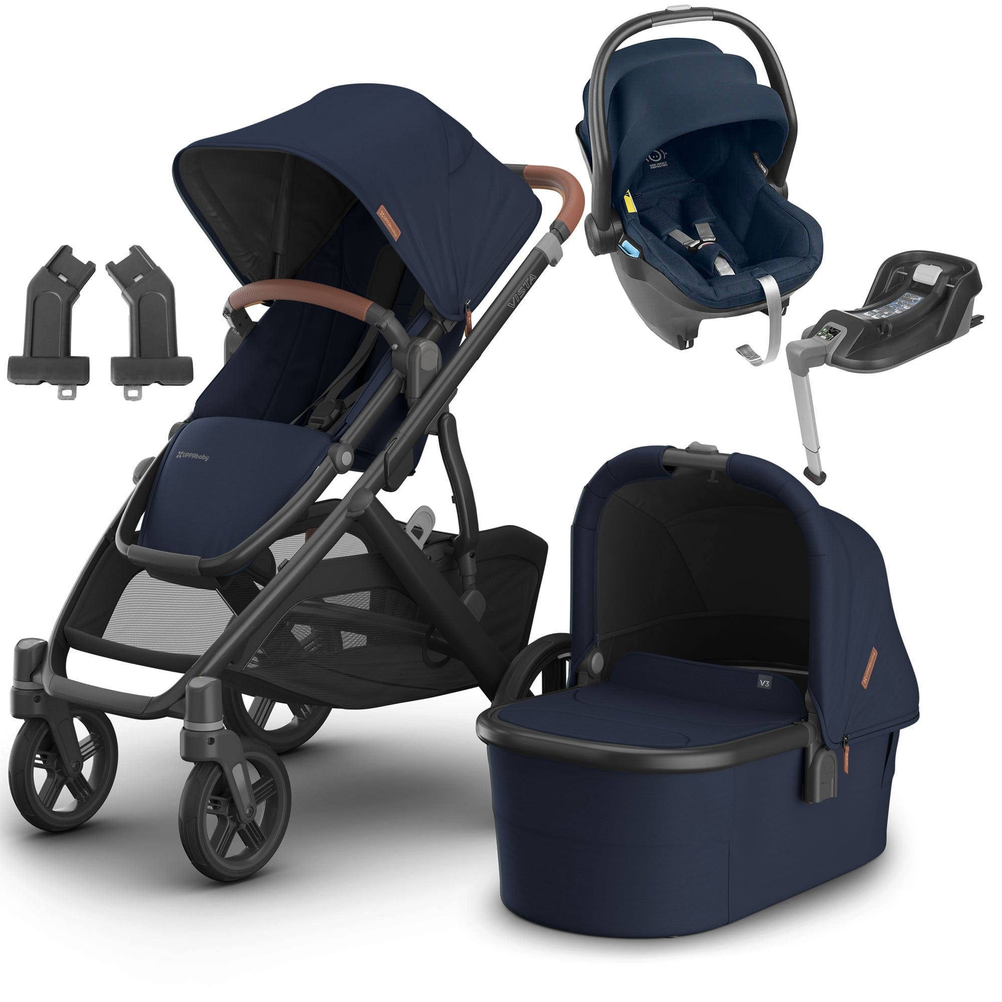 Uppababy Vista V3 Mesa & Base Travel System in Noa Travel Systems 16577-NOA 0810142394215