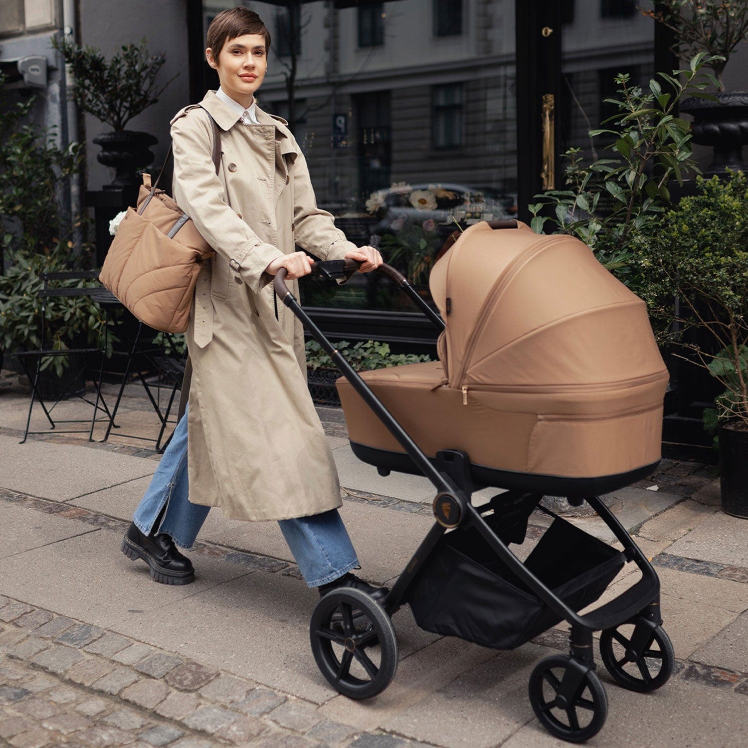 Venicci Claro 2 in 1 Pram in Caramel Baby Prams 2000910216 5905261333476