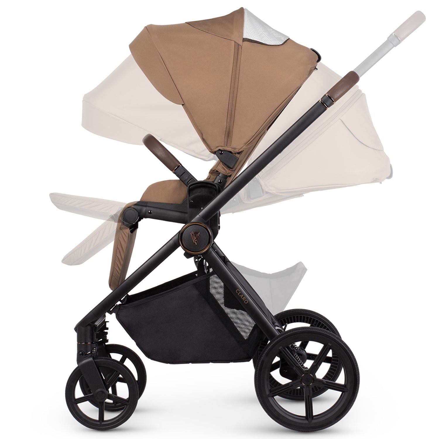 Venicci Claro 2 in 1 Pram in Caramel Baby Prams 2000910216 5905261333476