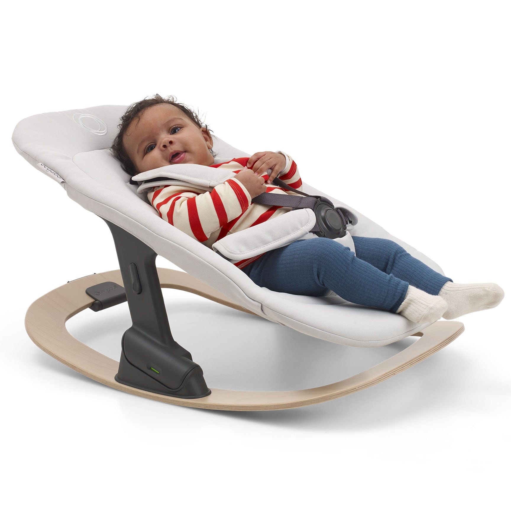 Bugaboo Giraffe Rocker & Newborn Set in Polar White Baby Highchairs