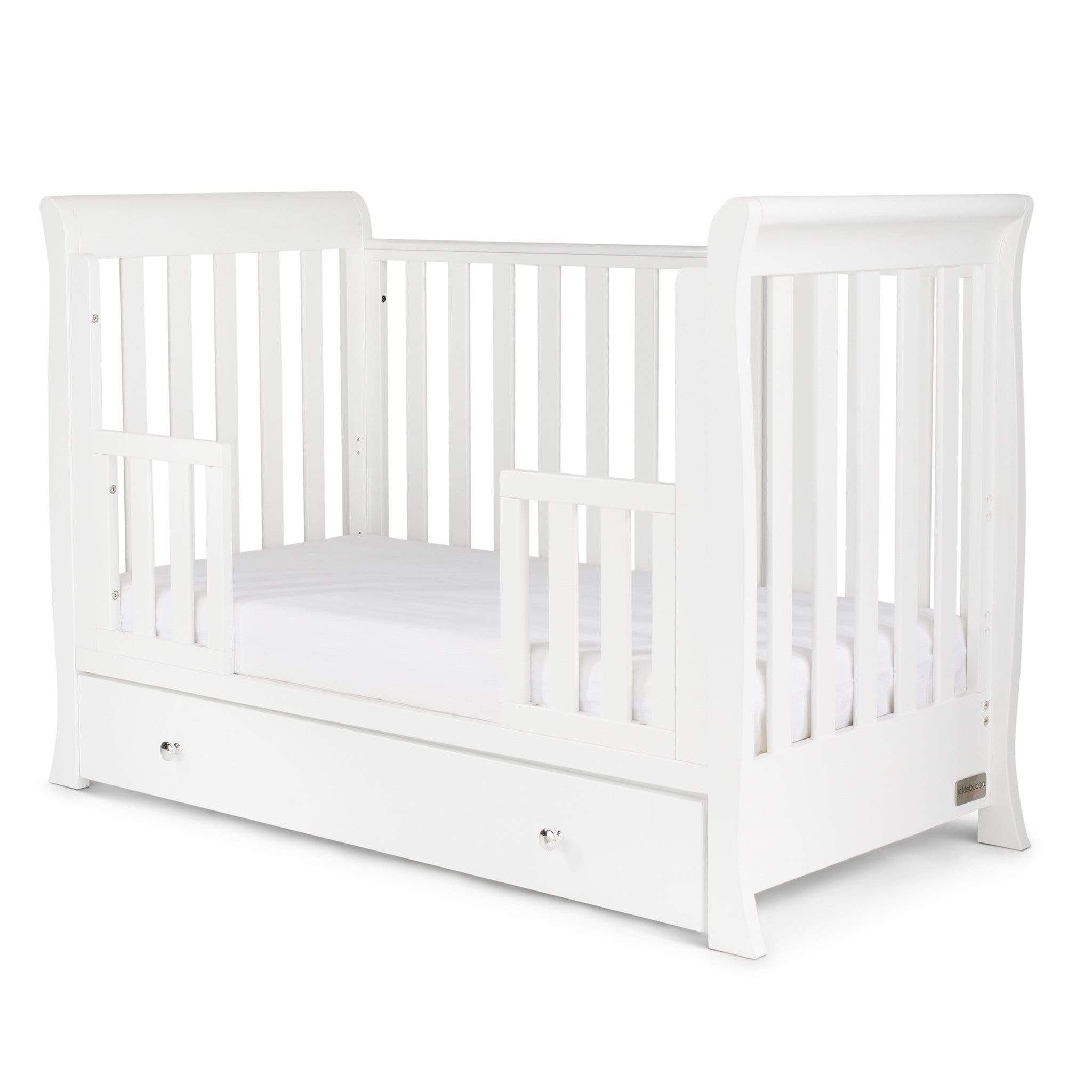 Ickle Bubba Snowdon 4 in 1 Mini Cot Bed White