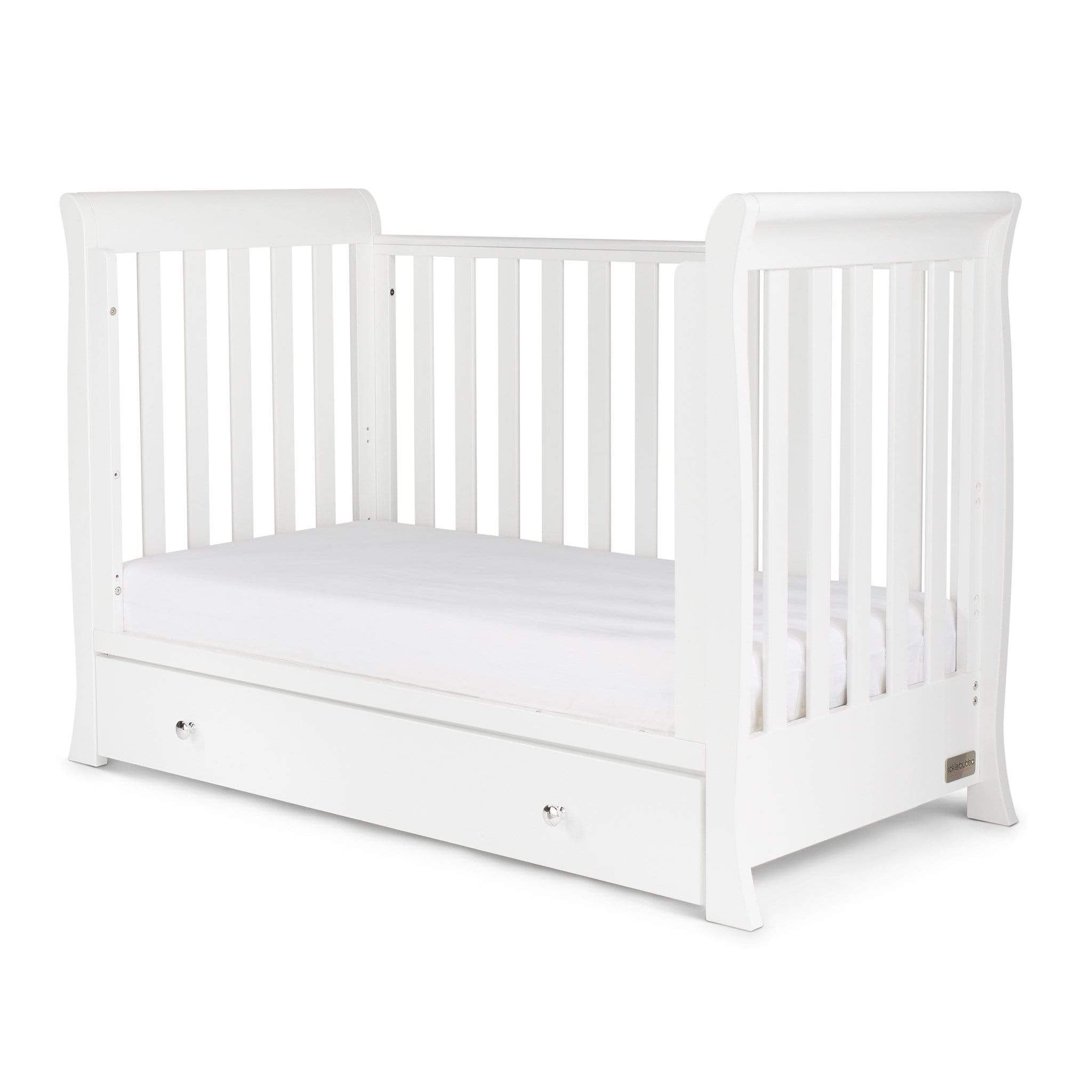 Ickle Bubba Snowdon 4 in 1 Mini Cot Bed White