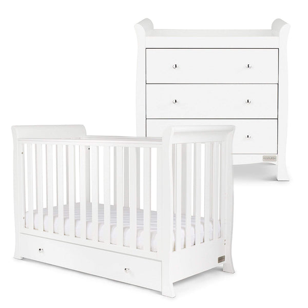 Ickle Bubba Snowdon 4 in 1 Mini 2 Piece Furniture Set White